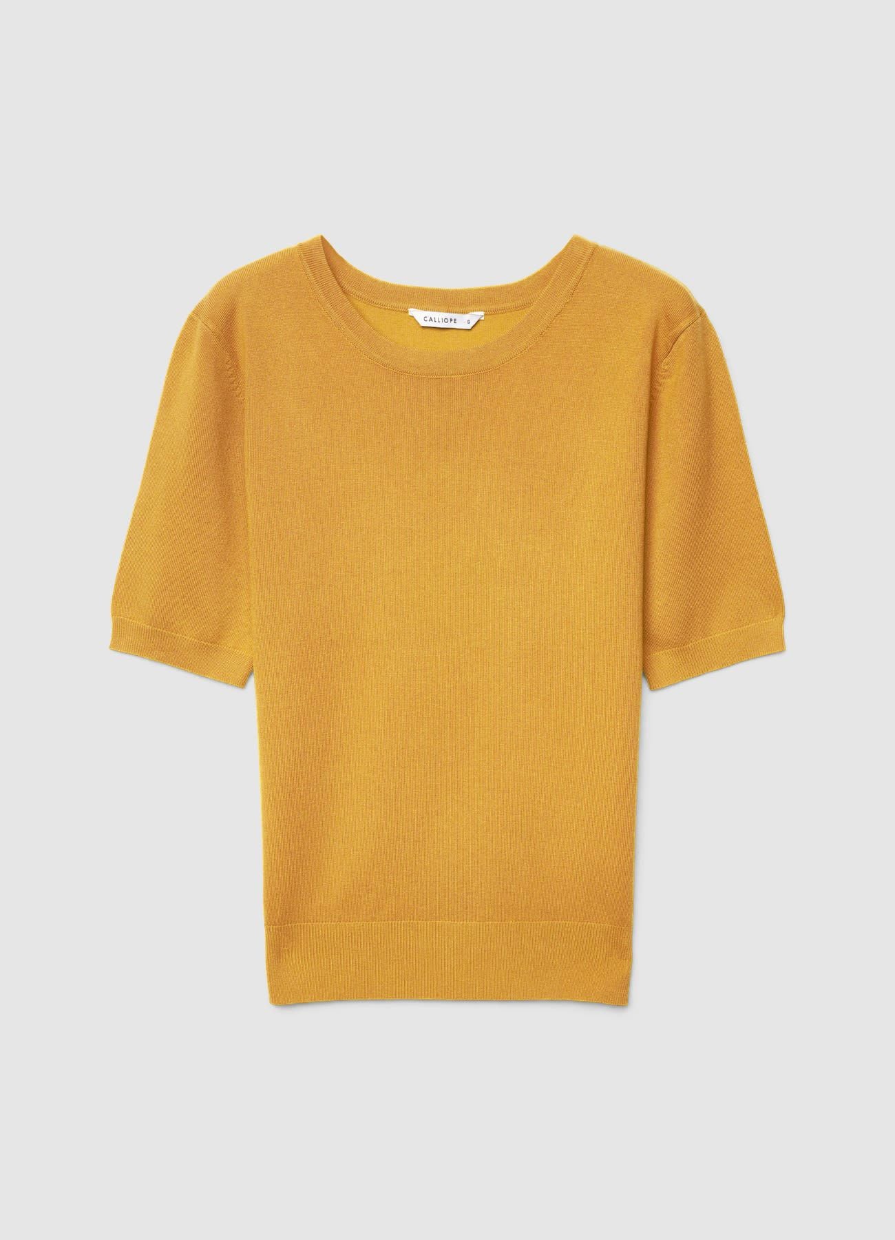 T-shirt girocollo a tinta unita - Image 6