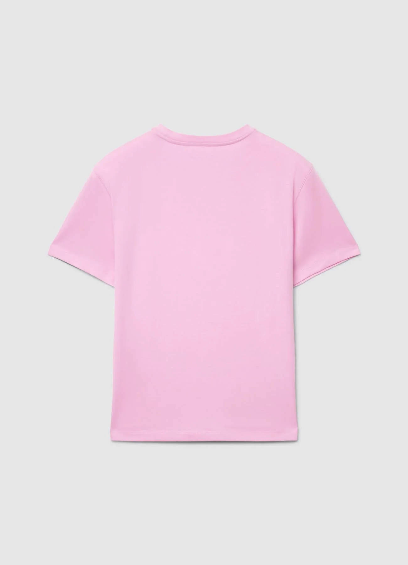 T-shirt girocollo a tinta unita - Image 6