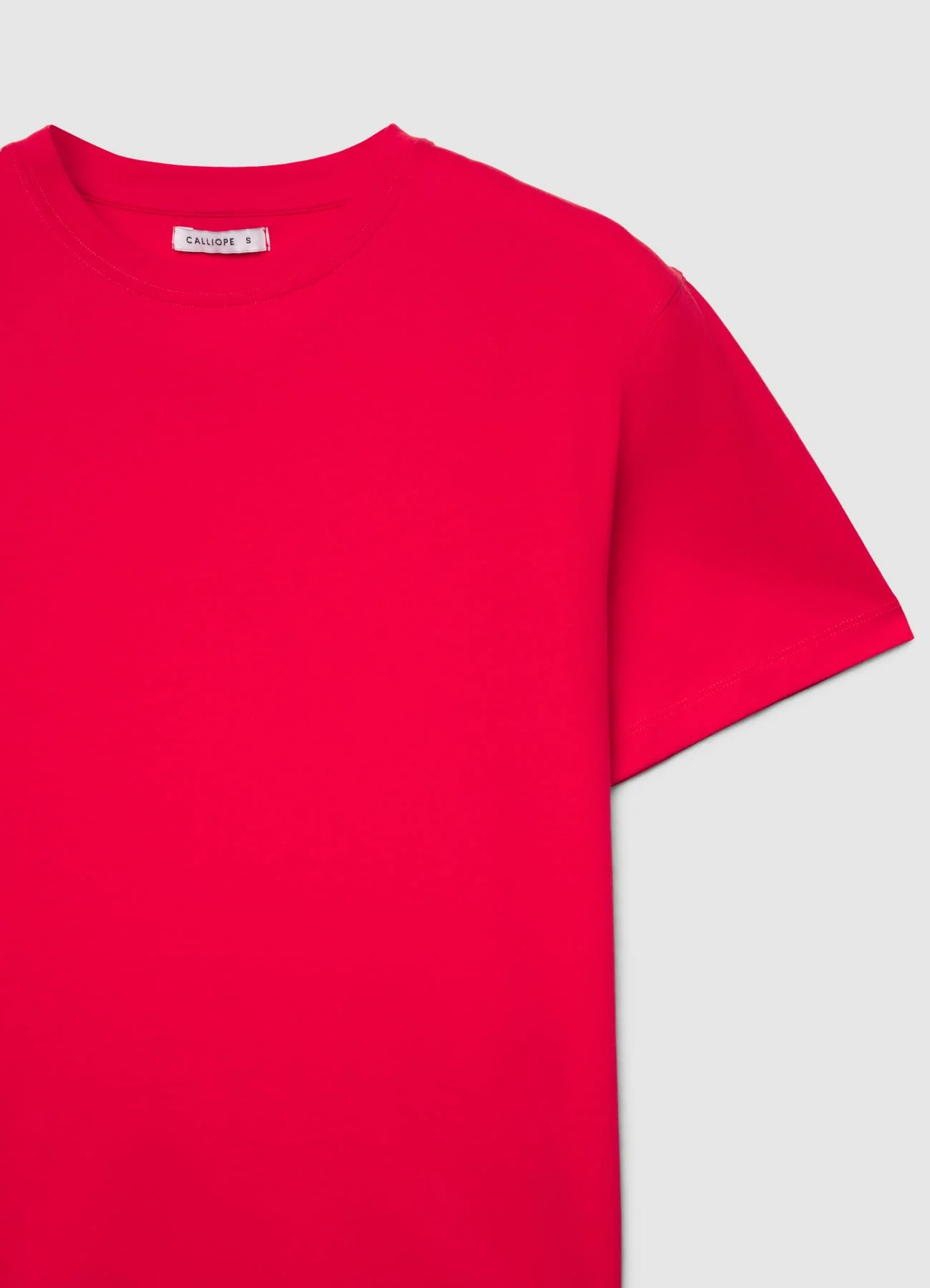 T-shirt girocollo a tinta unita - Image 4