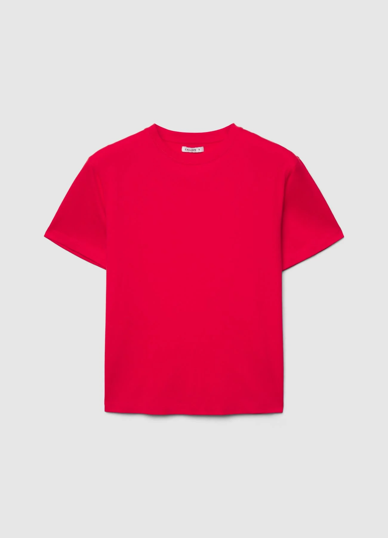 T-shirt girocollo a tinta unita - Image 6