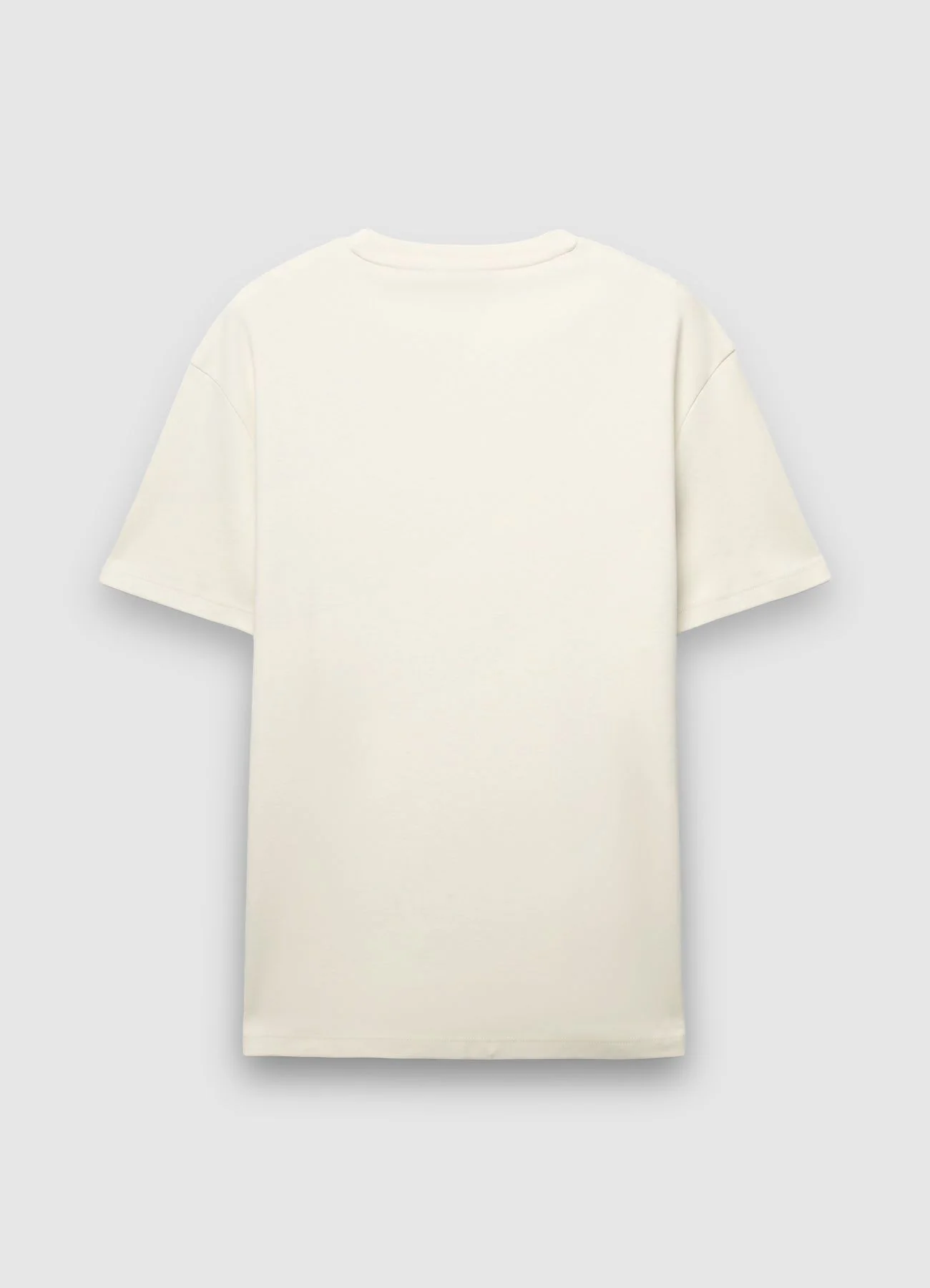 T-shirt girocollo a tinta unita - Image 6