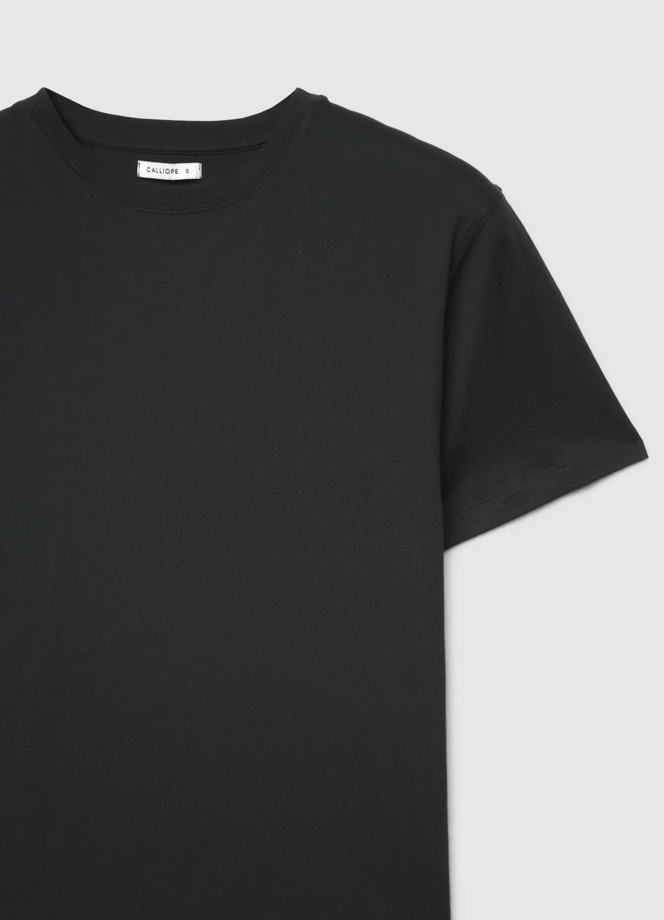 T-shirt girocollo a tinta unita - Image 4