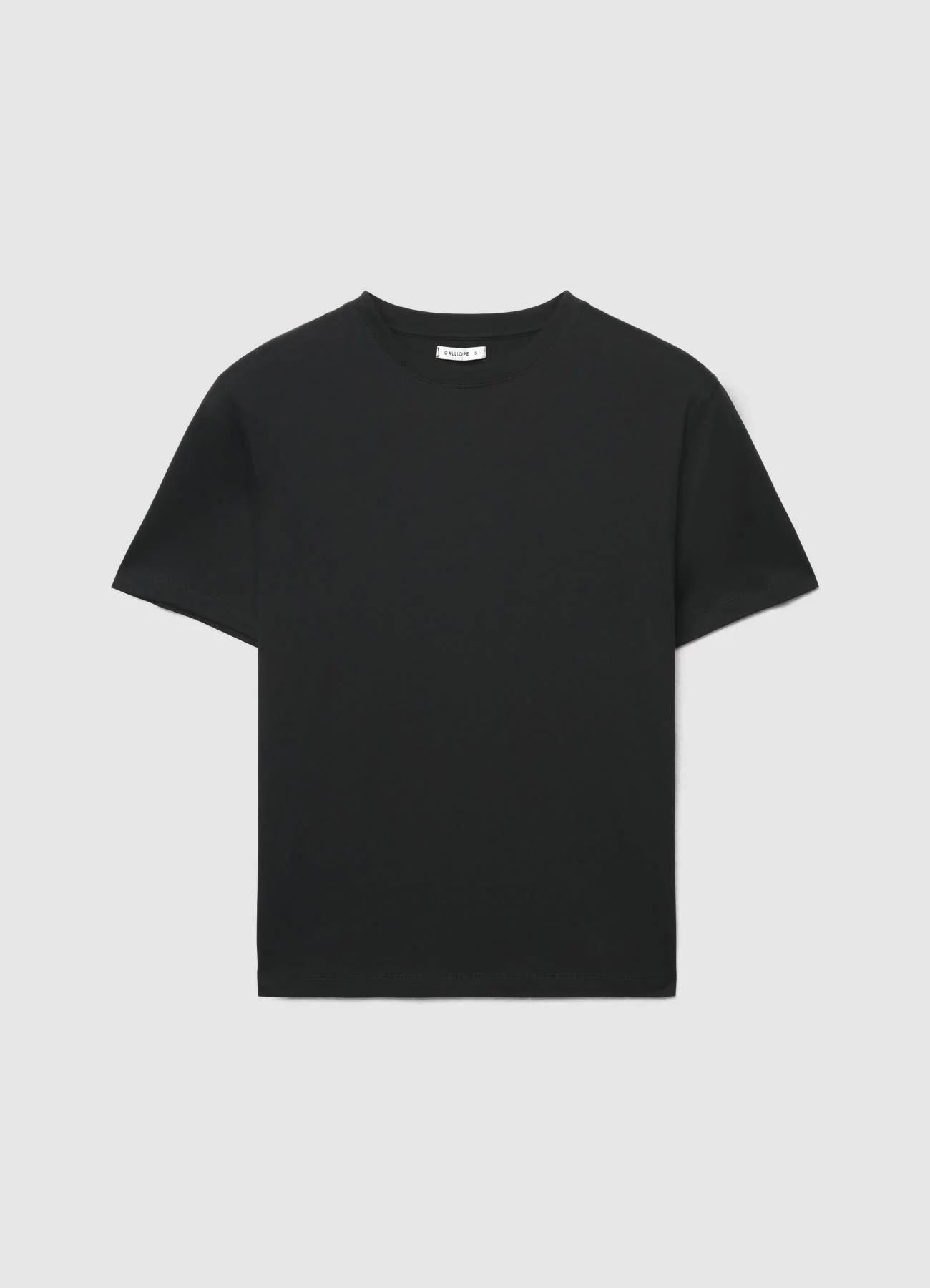 T-shirt girocollo a tinta unita - Image 5