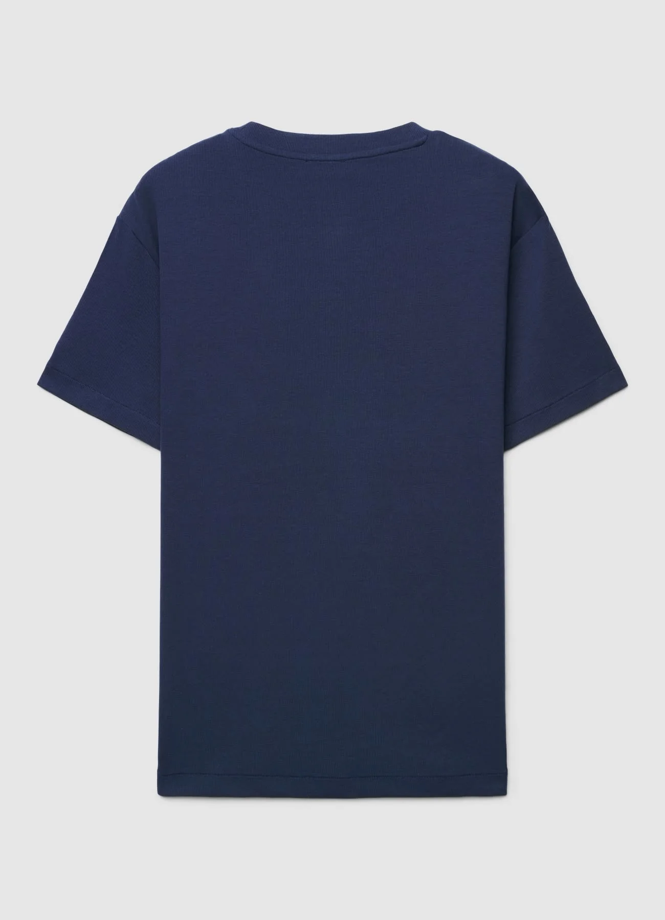 T-shirt girocollo in costina - Image 4