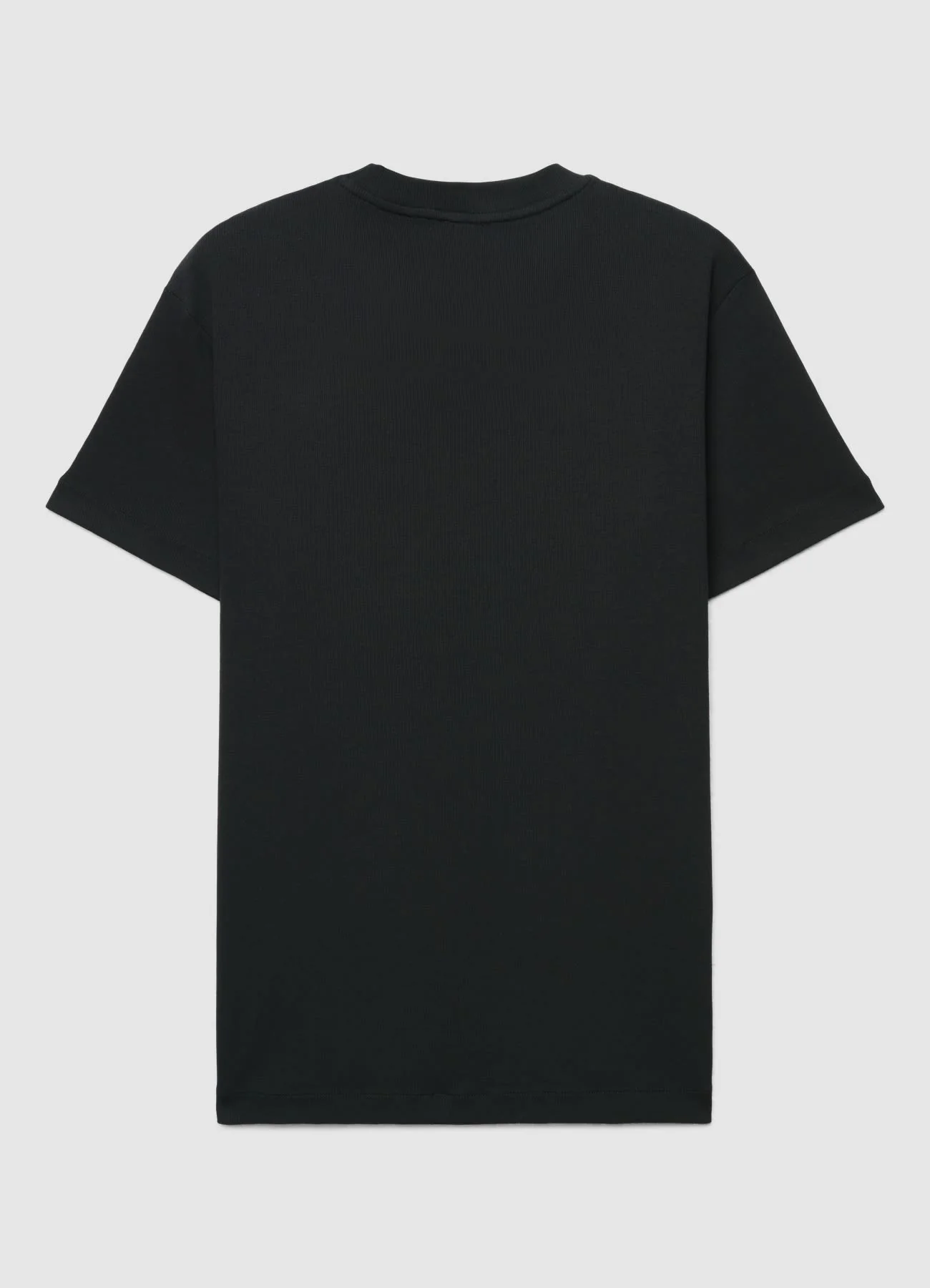 T-shirt girocollo in costina - Image 4