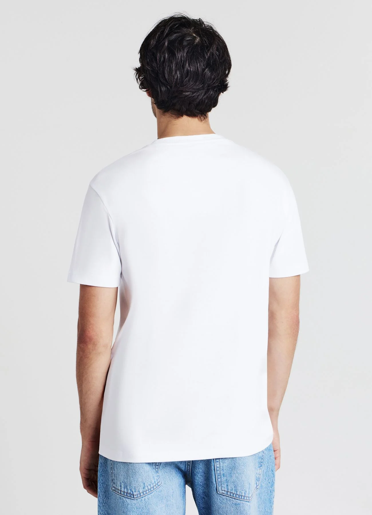 T-shirt girocollo in cotone - Image 2
