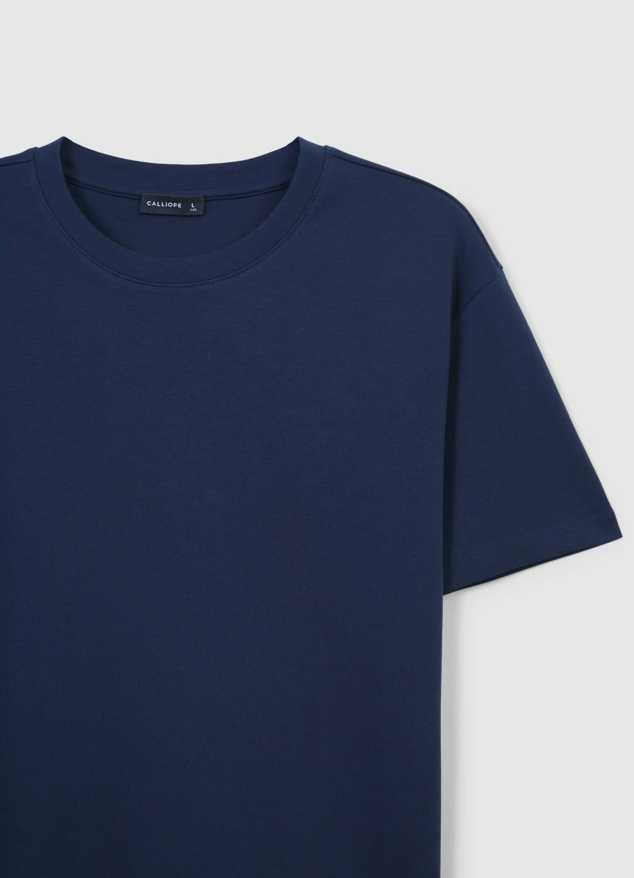 T-shirt girocollo in cotone - Image 6