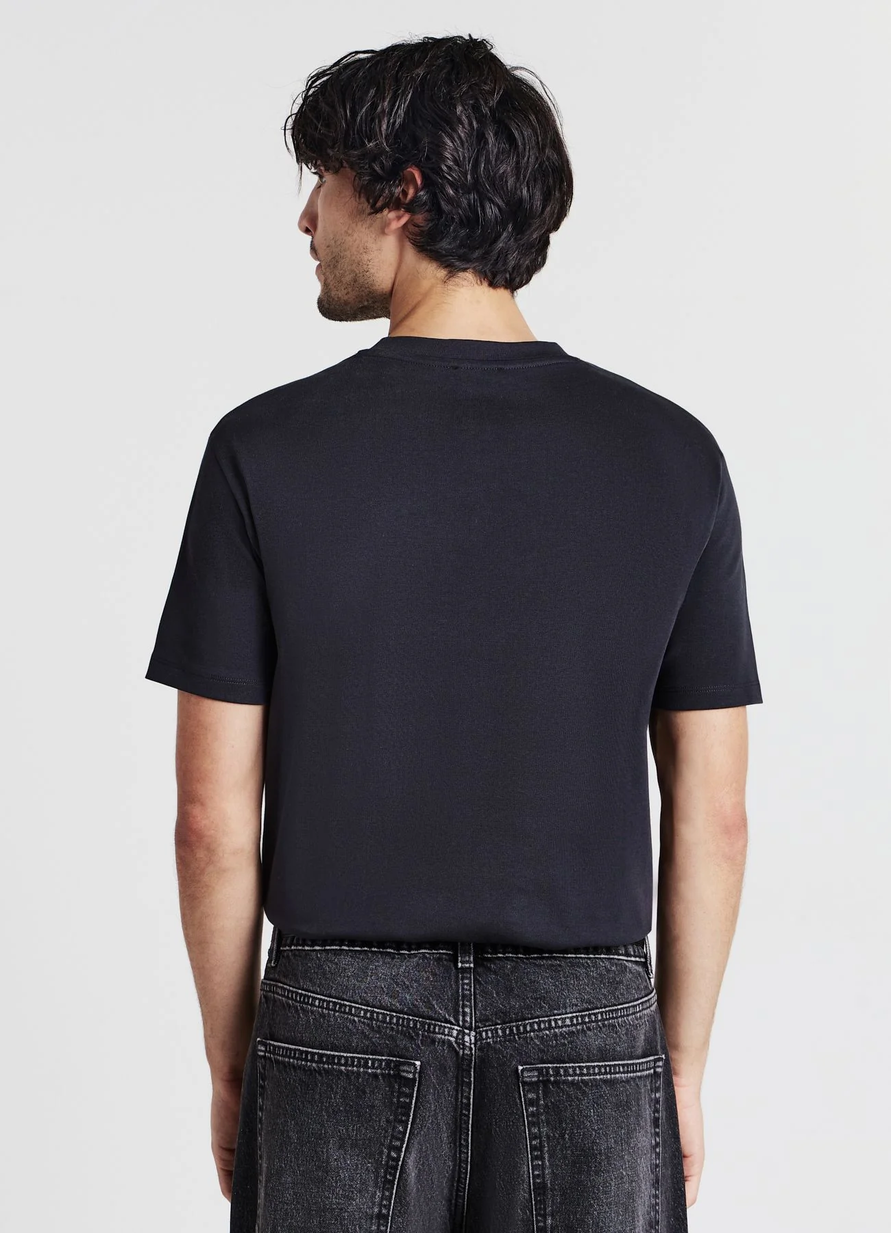 T-shirt girocollo in cotone - Image 2