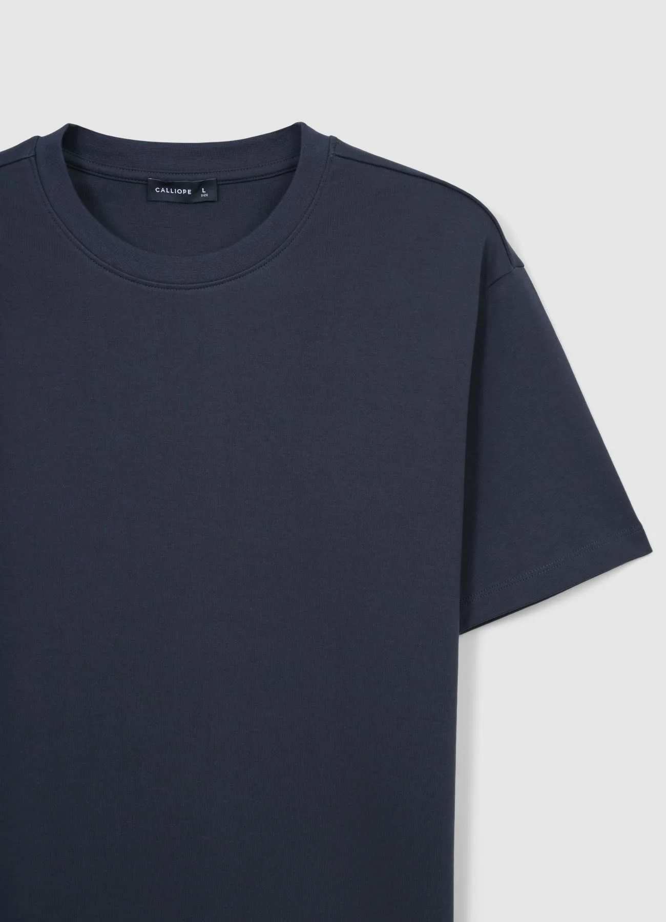 T-shirt girocollo in cotone - Image 5