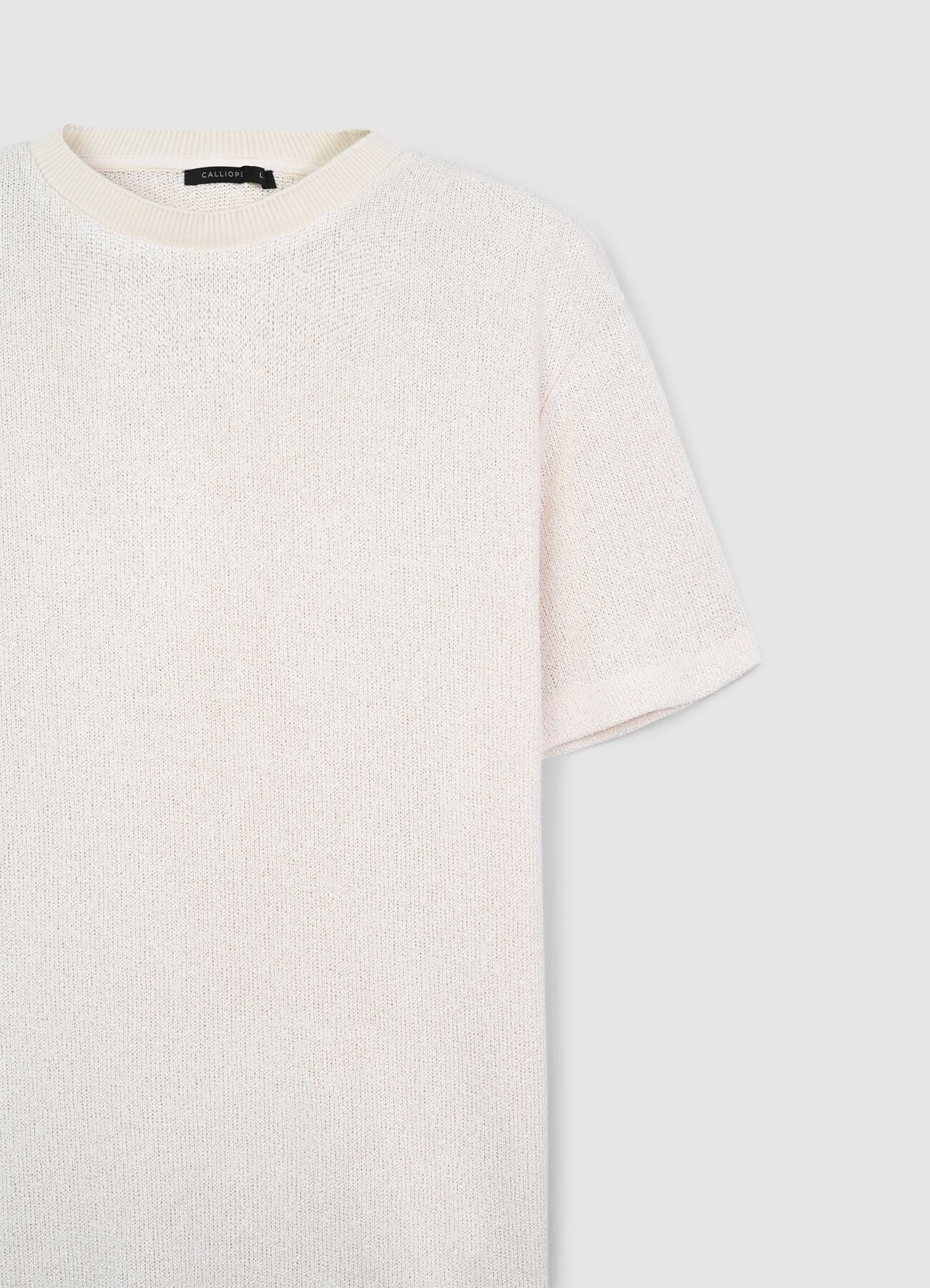 T-shirt girocollo lavorata - Image 6