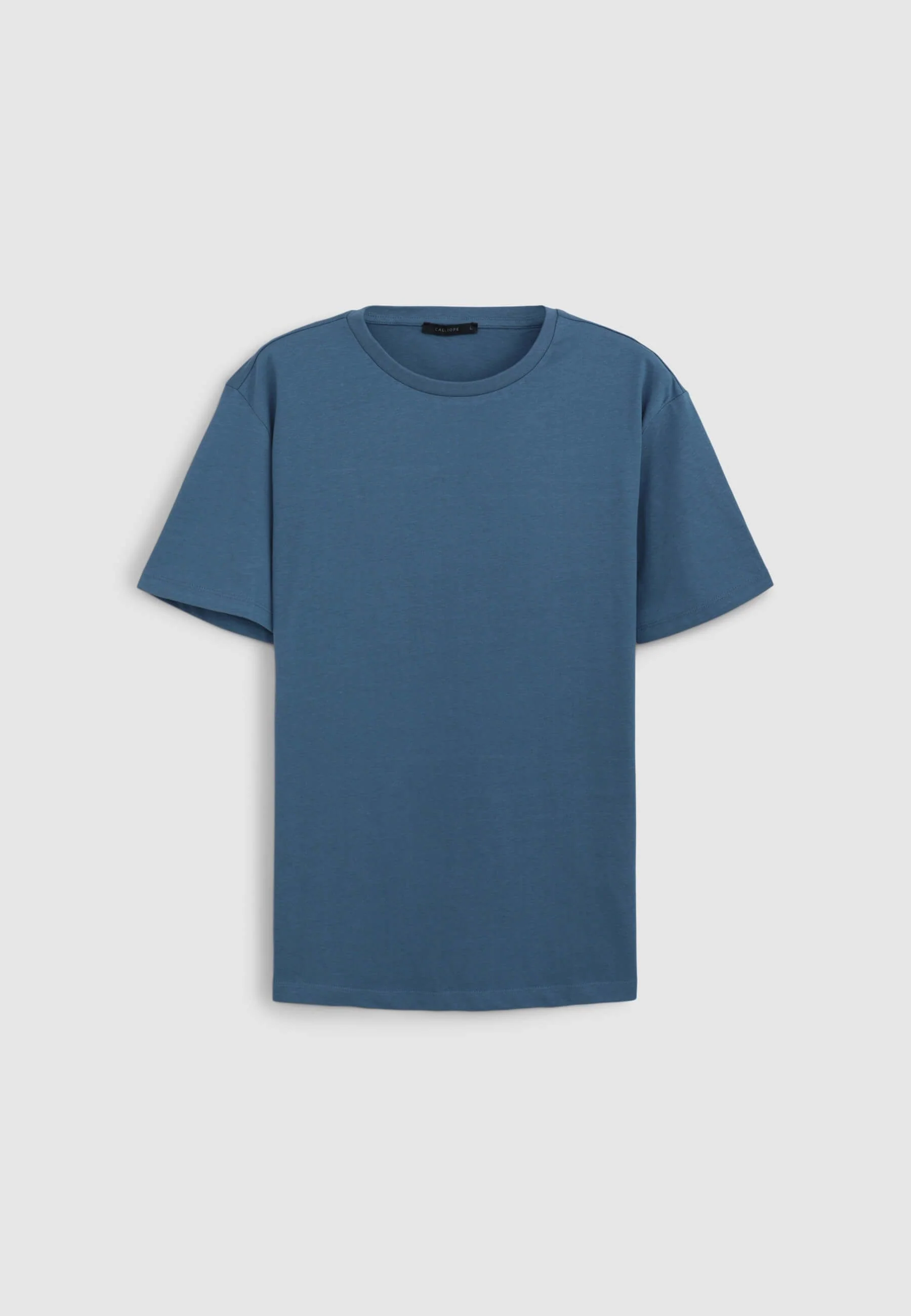 T-shirt girocollo tinta unita - Image 4