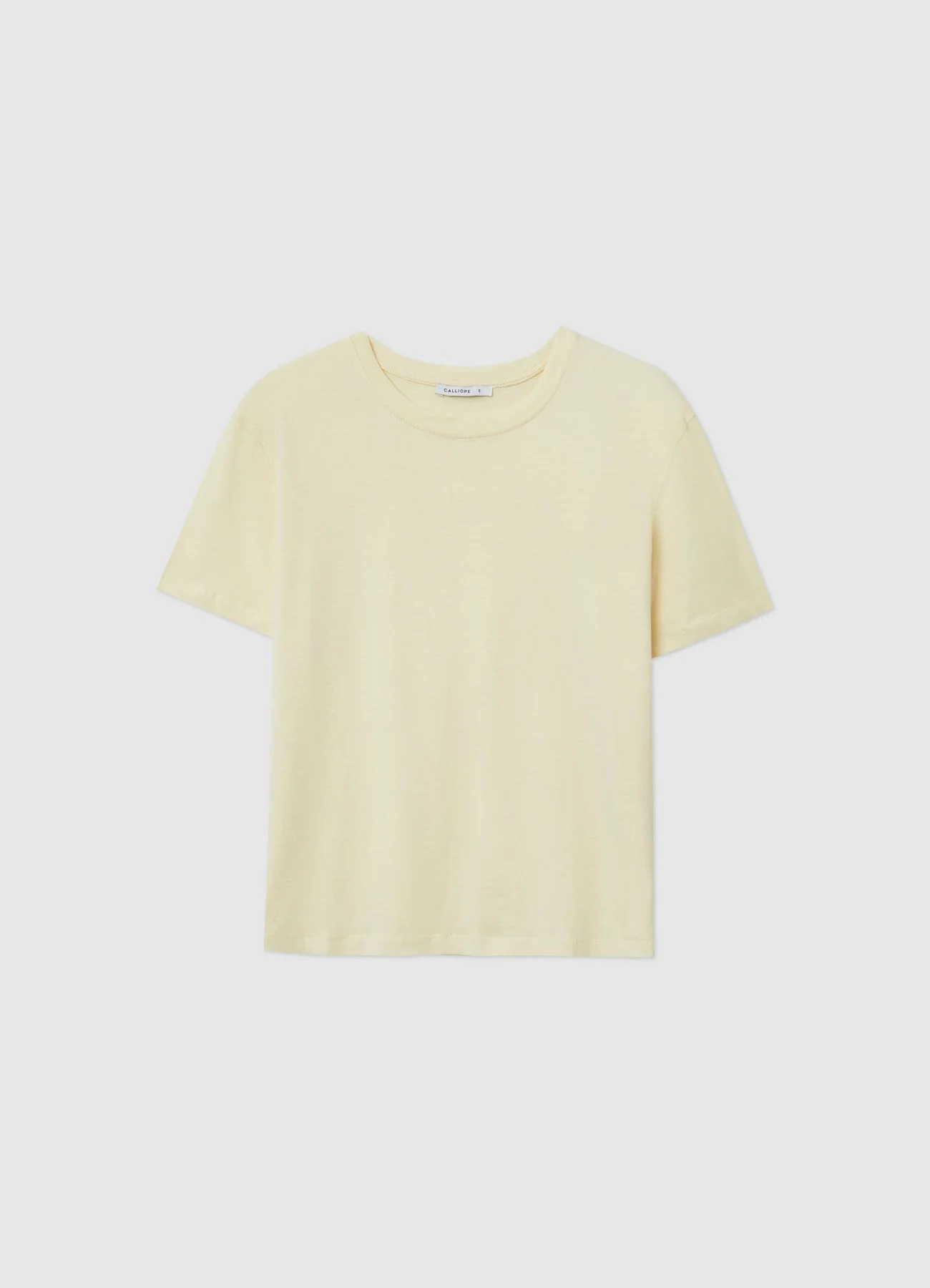 T-shirt girocollo tinta unita - Image 5