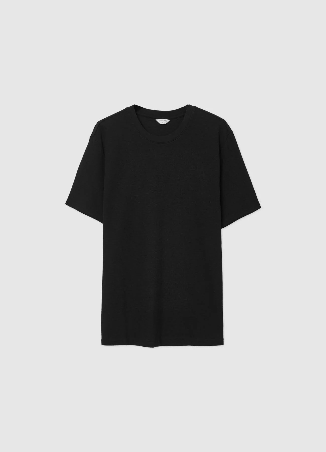 T-shirt girocollo tinta unita - Image 5
