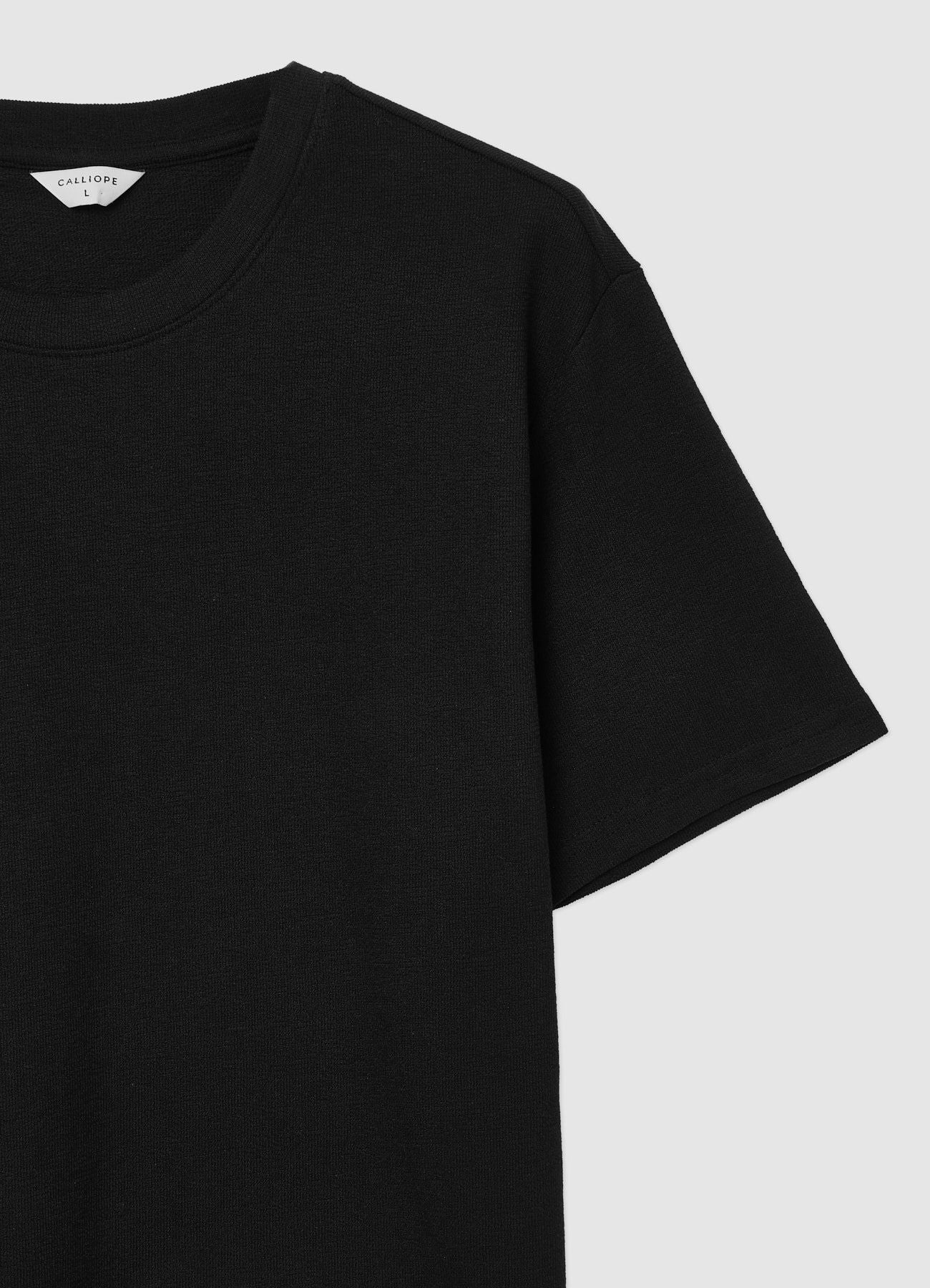 T-shirt girocollo tinta unita - Image 7