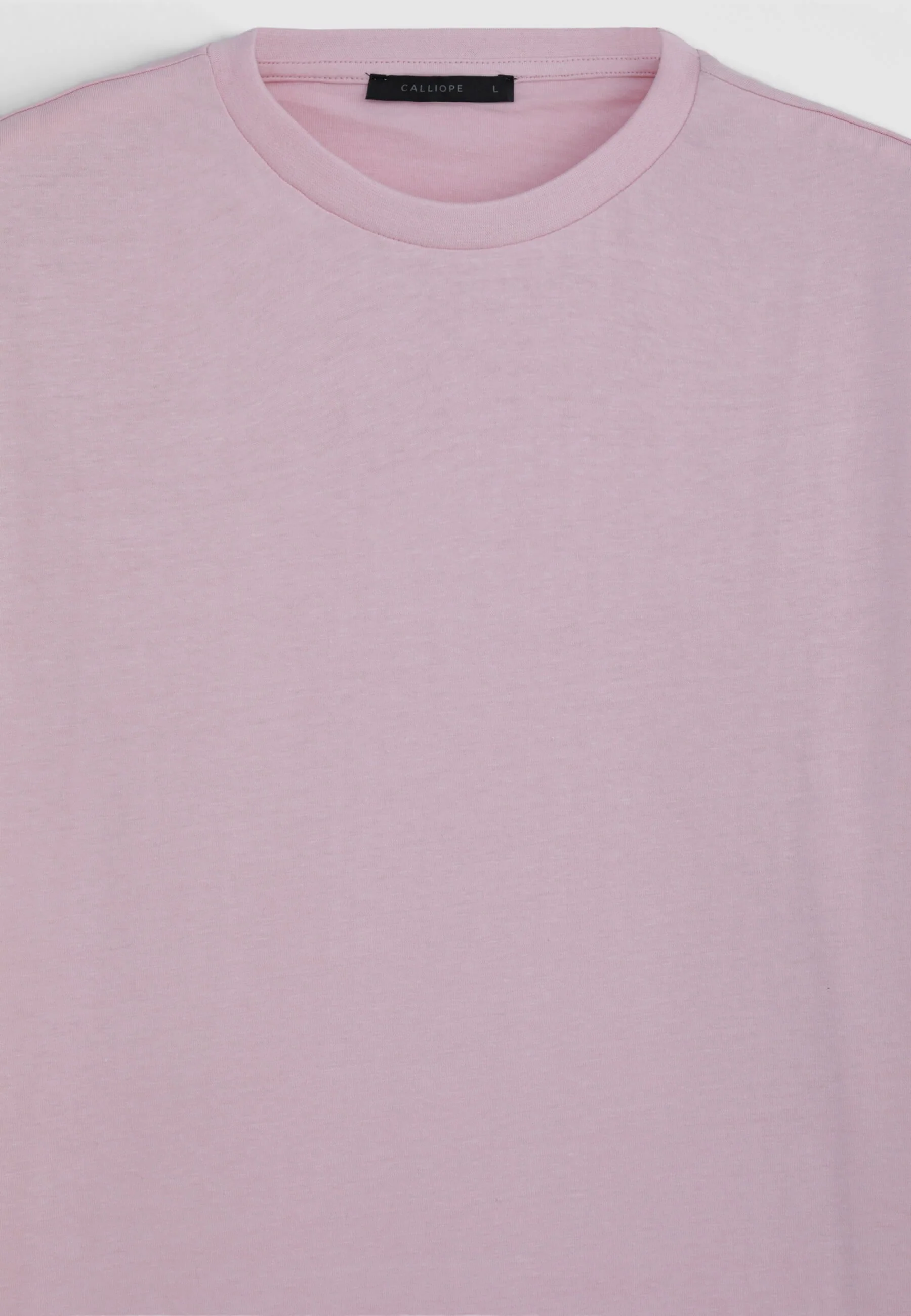 T-shirt girocollo tinta unita - Image 4