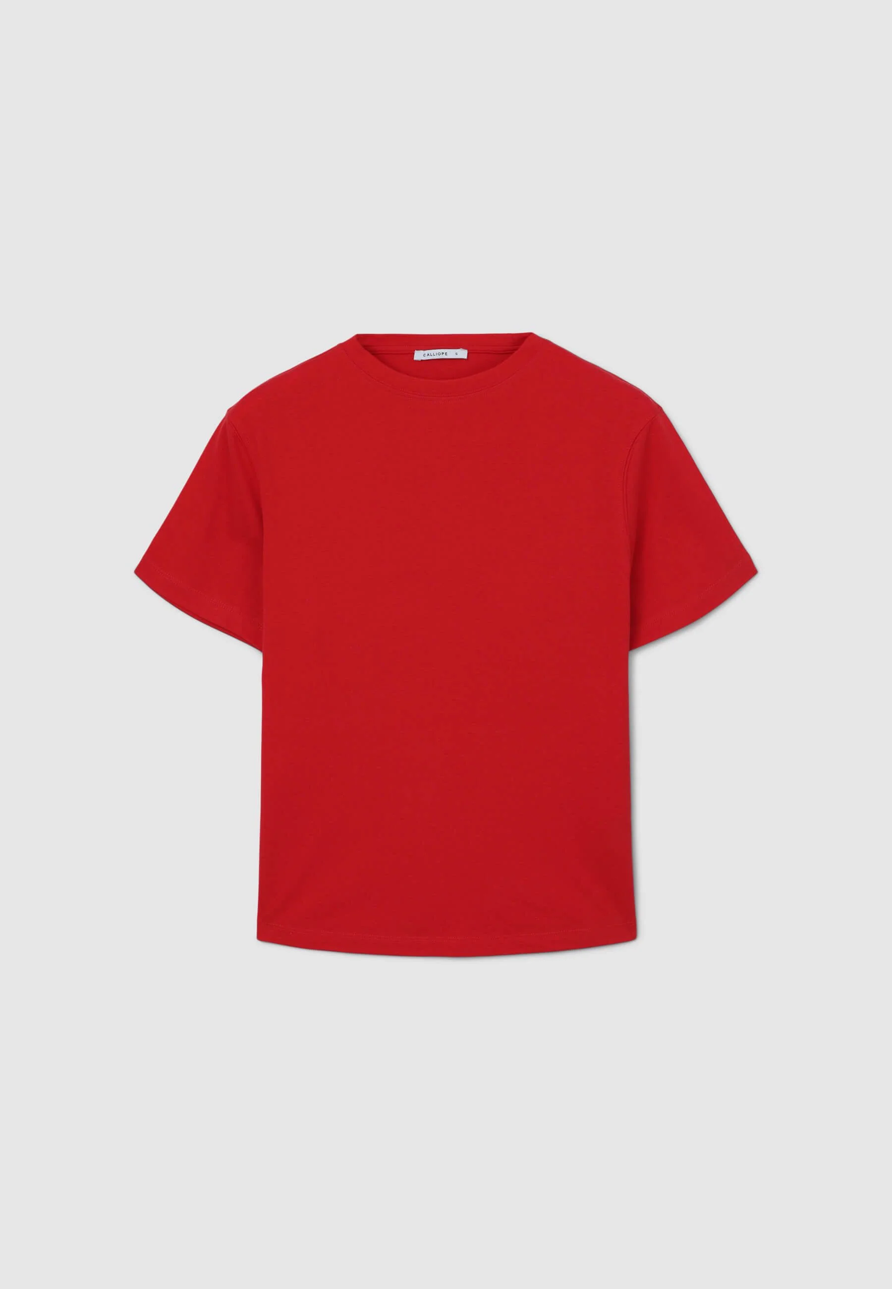 T-shirt girocollo tinta unita - Image 4