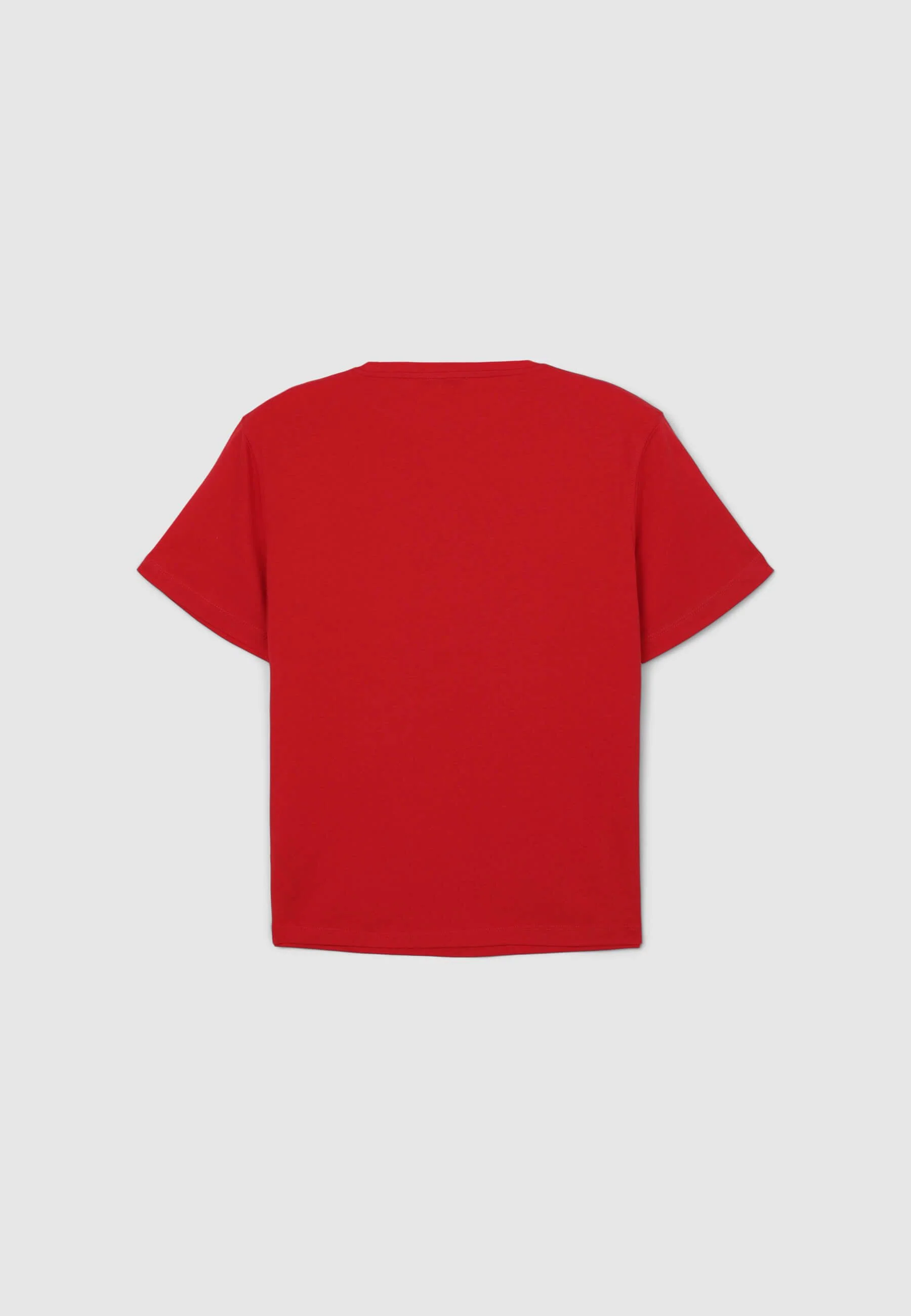 T-shirt girocollo tinta unita - Image 5