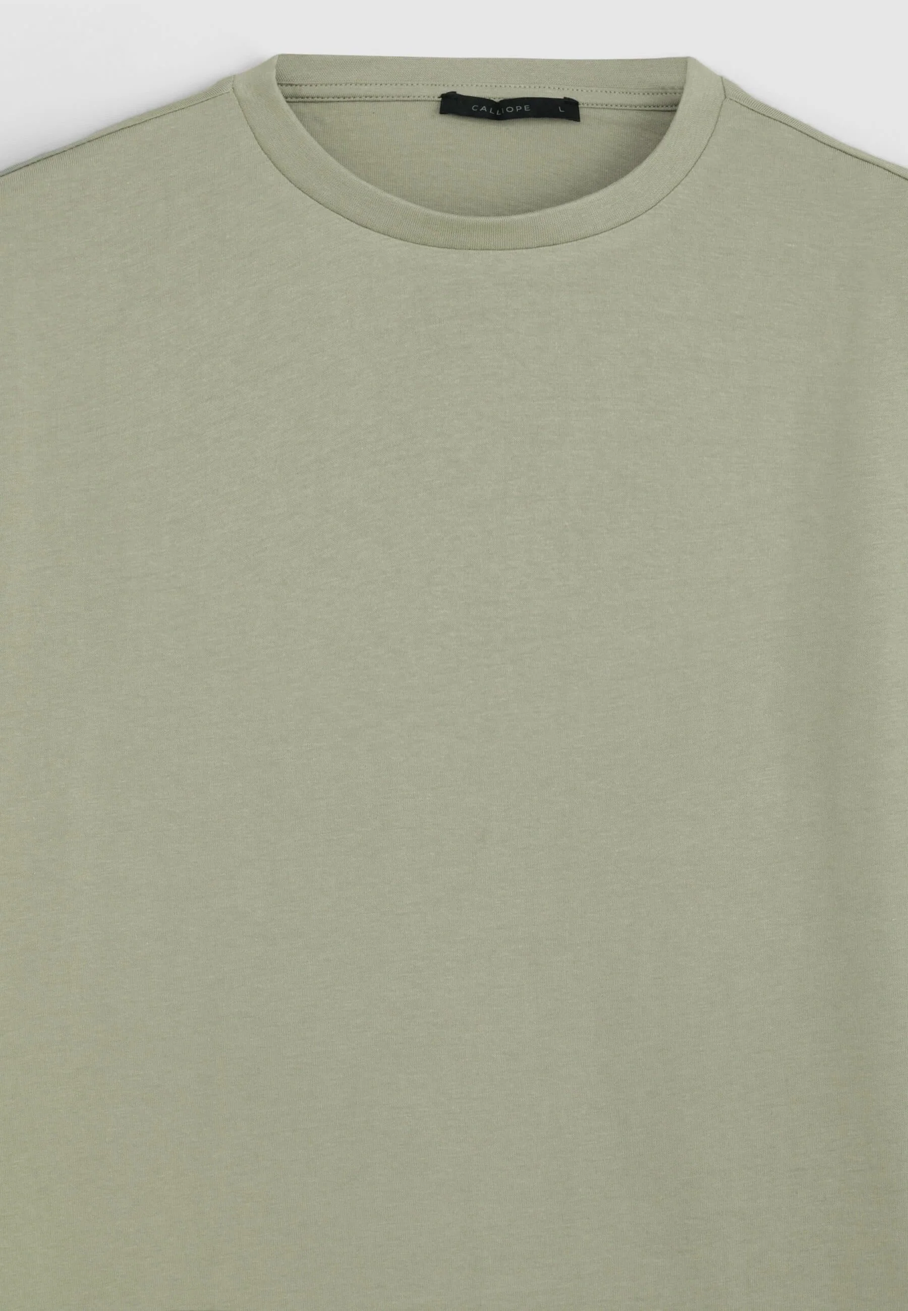 T-shirt girocollo tinta unita - Image 6