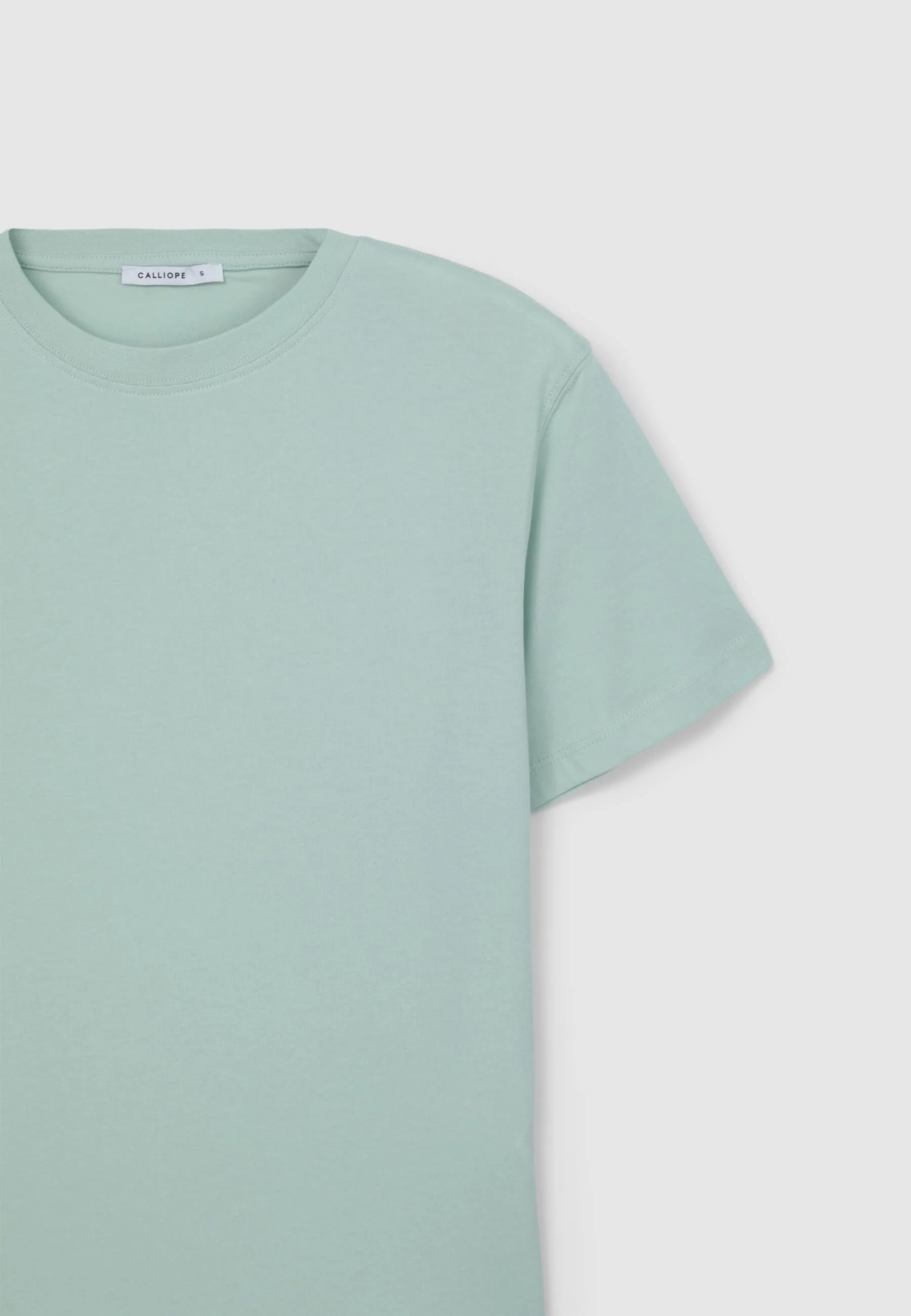 T-shirt girocollo tinta unita - Image 4