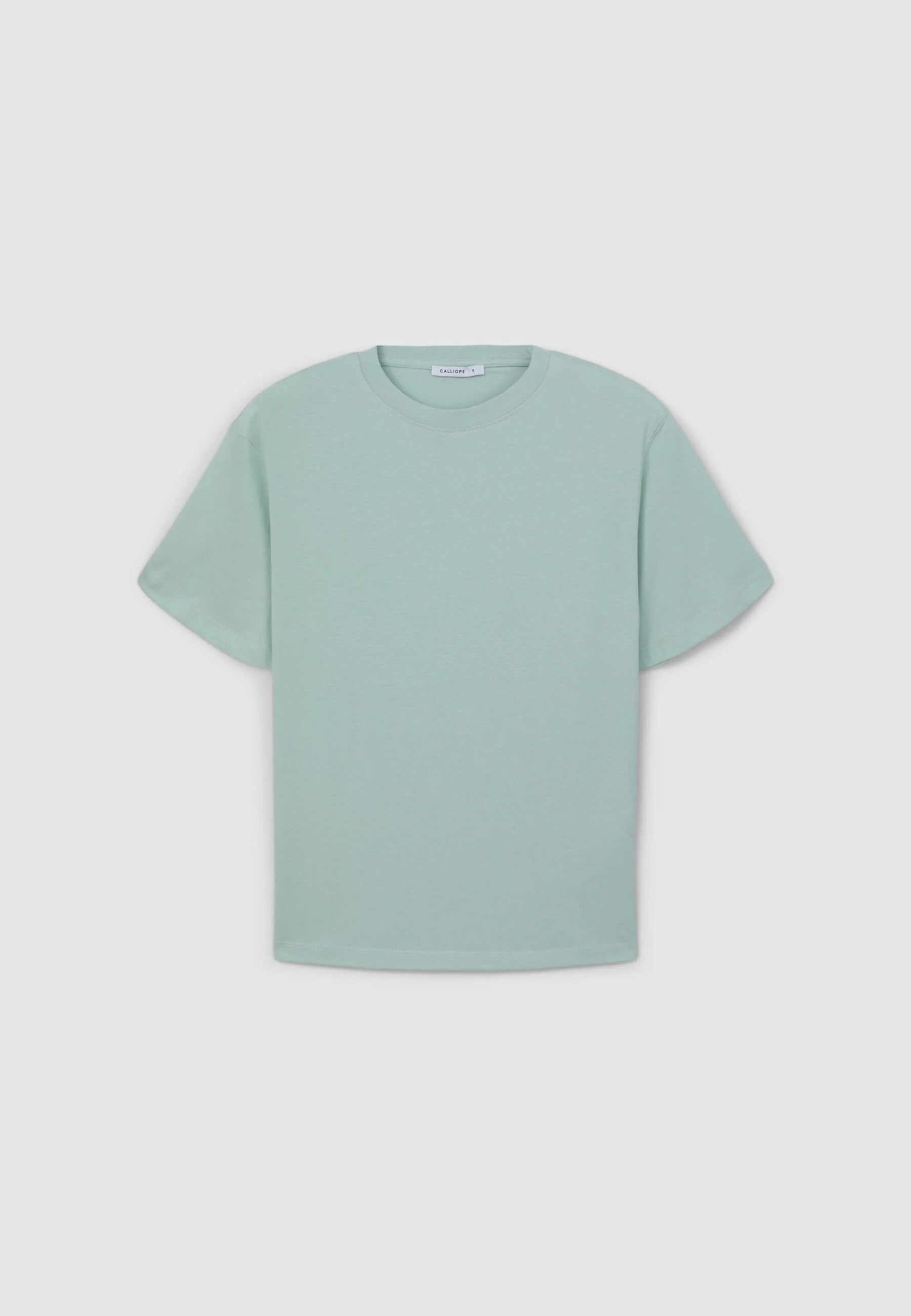 T-shirt girocollo tinta unita - Image 5