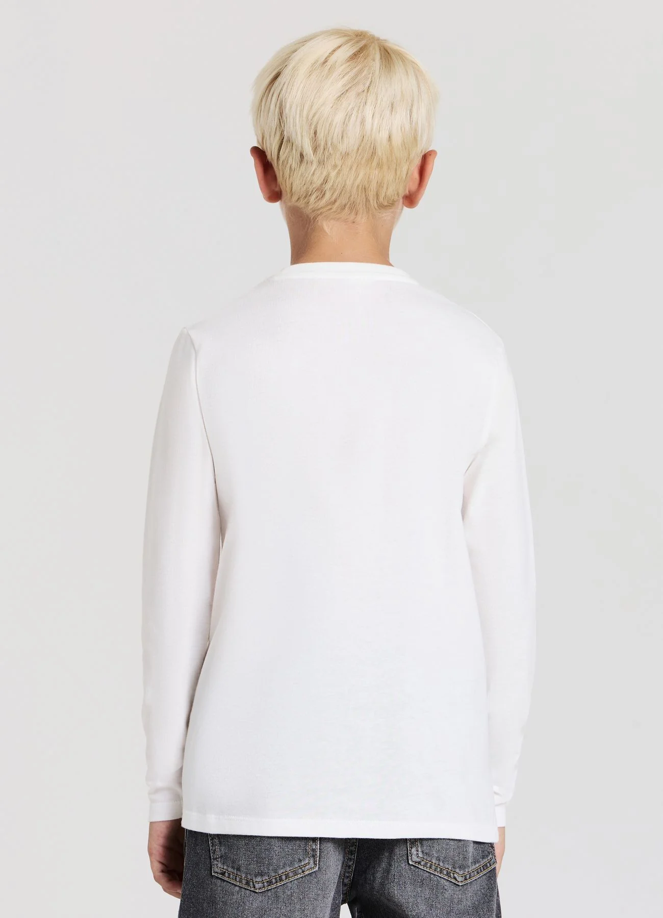 T-shirt manica lunga con stampa frontale - Image 2