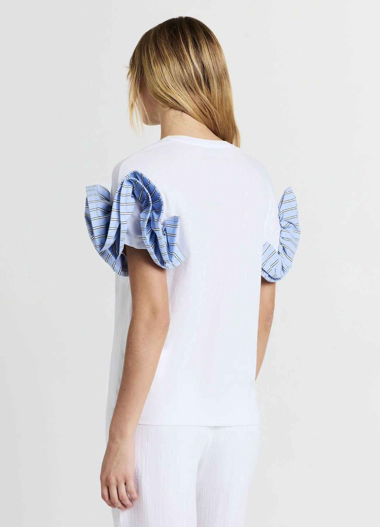 T-shirt maniche rouches - Image 2