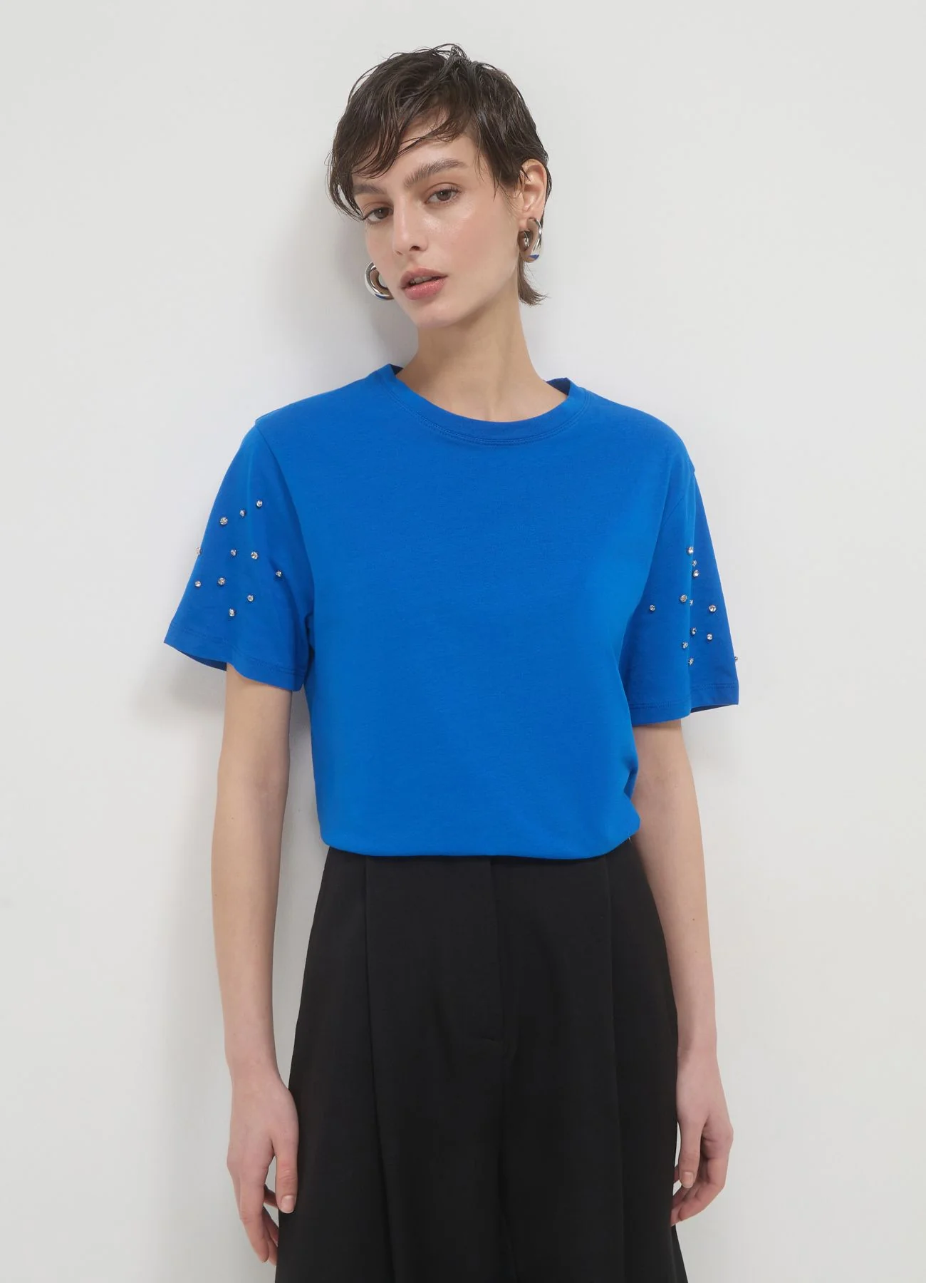 T-shirt maniche strass - Image 4