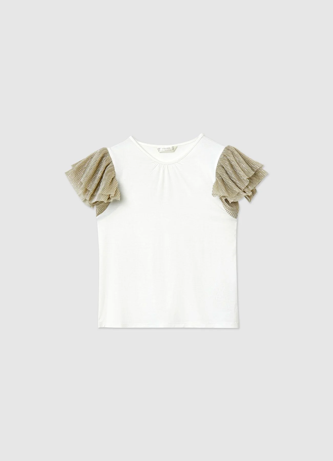 T-shirt maniche tulle - Image 7