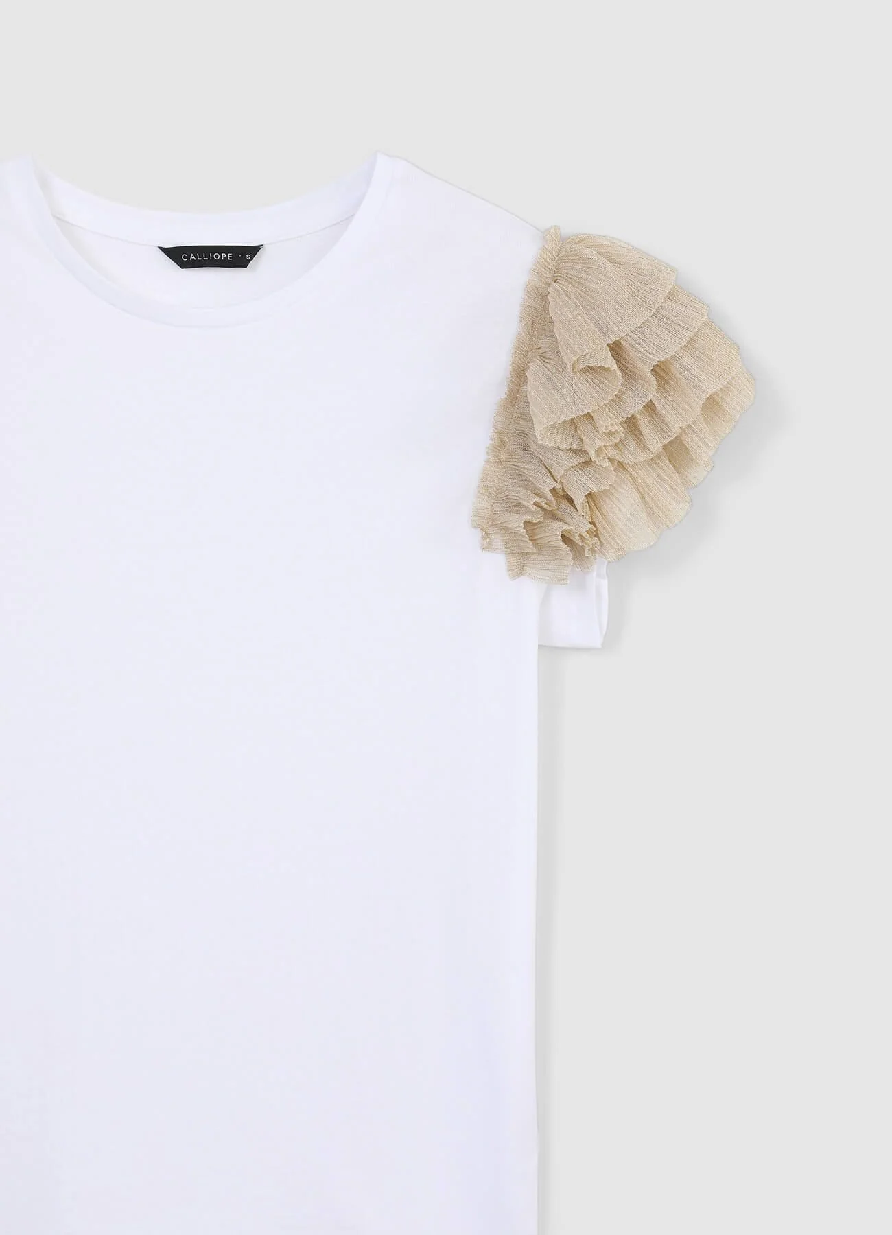T-shirt maniche tulle - Image 4