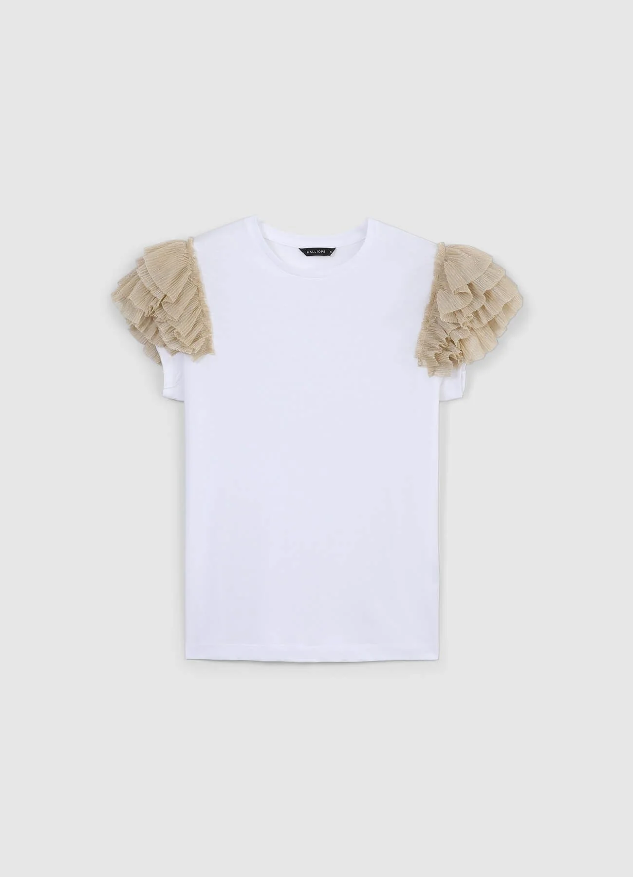 T-shirt maniche tulle - Image 5