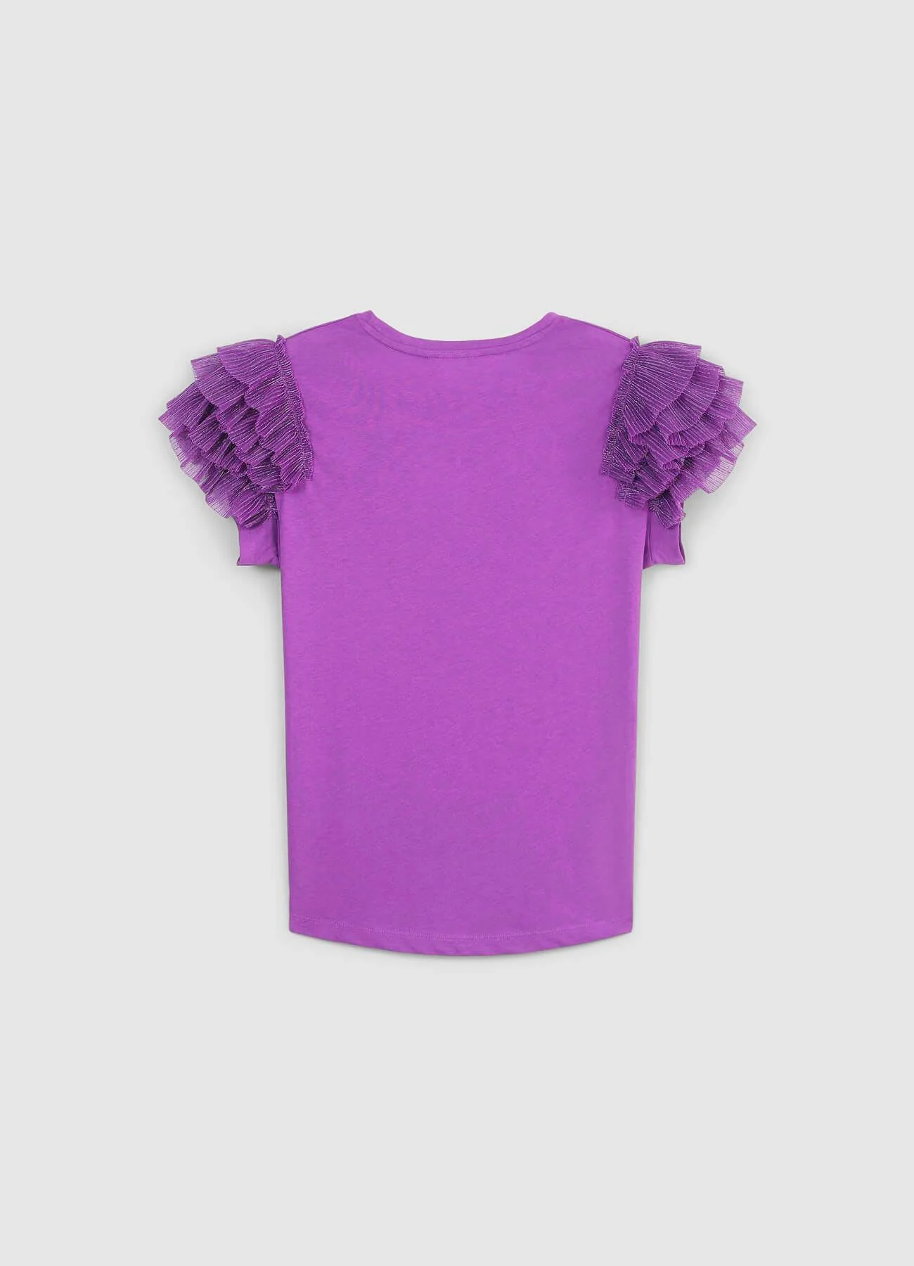 T-shirt maniche tulle - Image 4