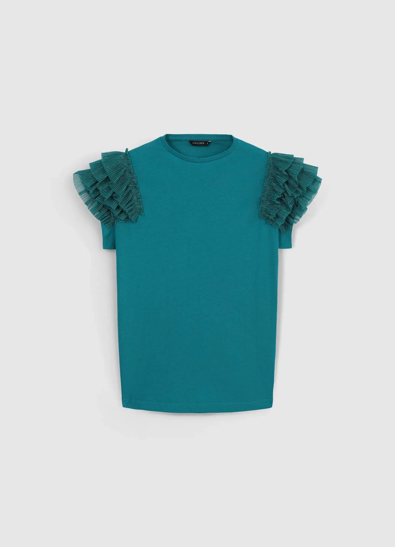 T-shirt maniche tulle - Image 4