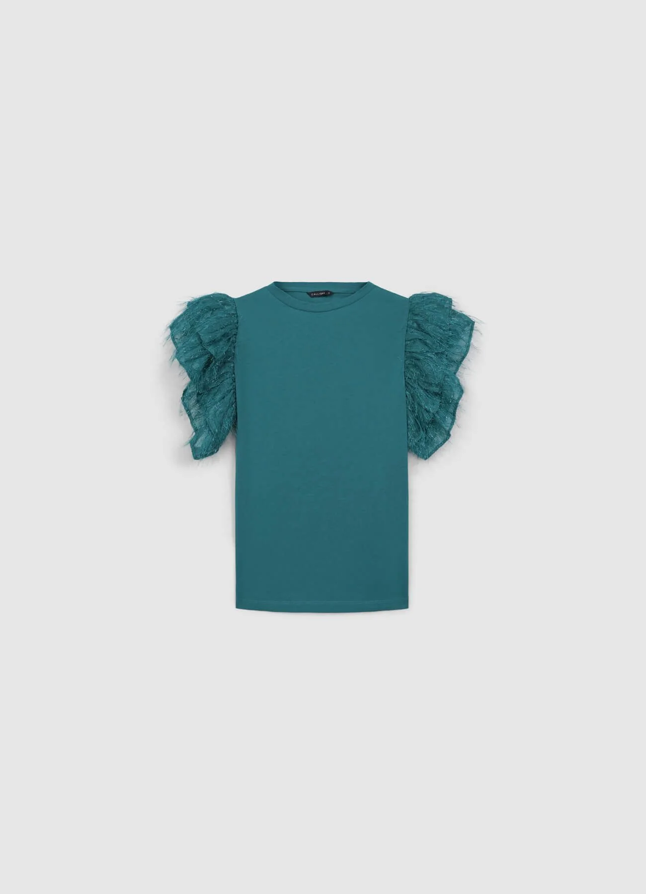 T-shirt maniche volant - Image 4