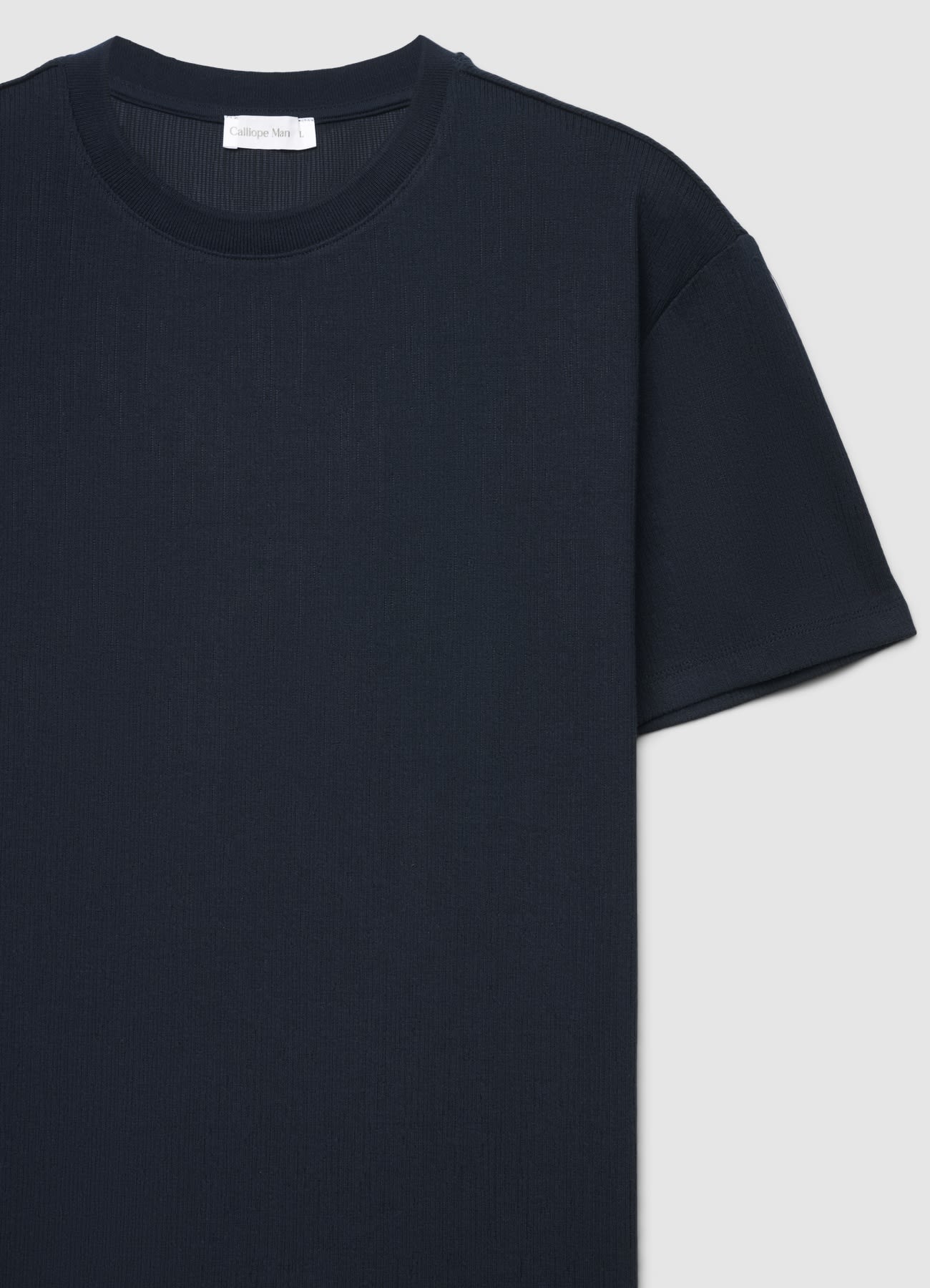 T-shirt operata a tinta unita - Image 4