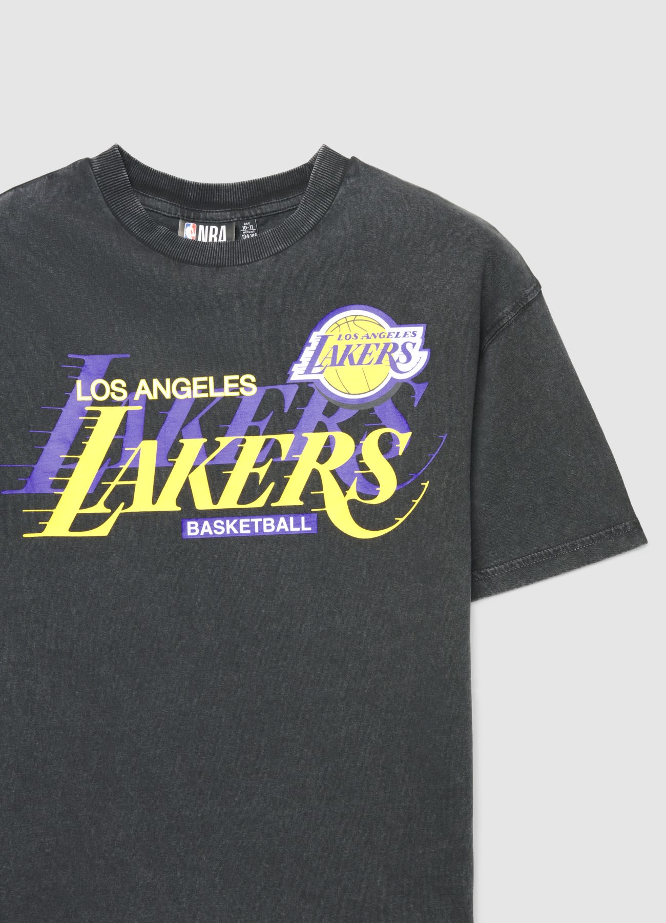 T-shirt over con stampa Lakers - Image 3