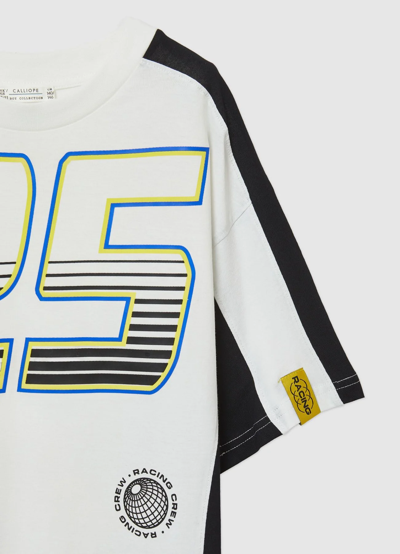 T-shirt over con stampa numero - Image 3