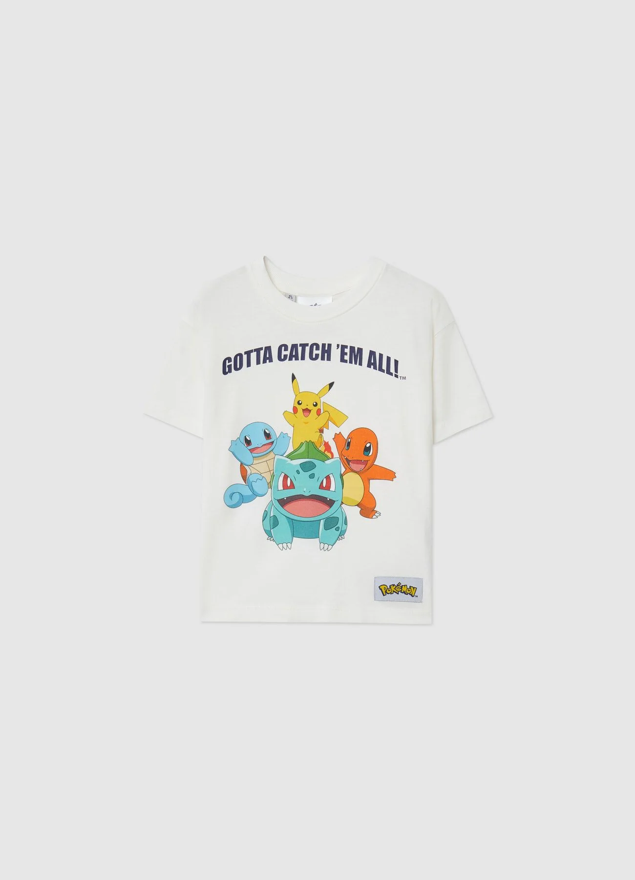 T-shirt over con stampa Pokémon