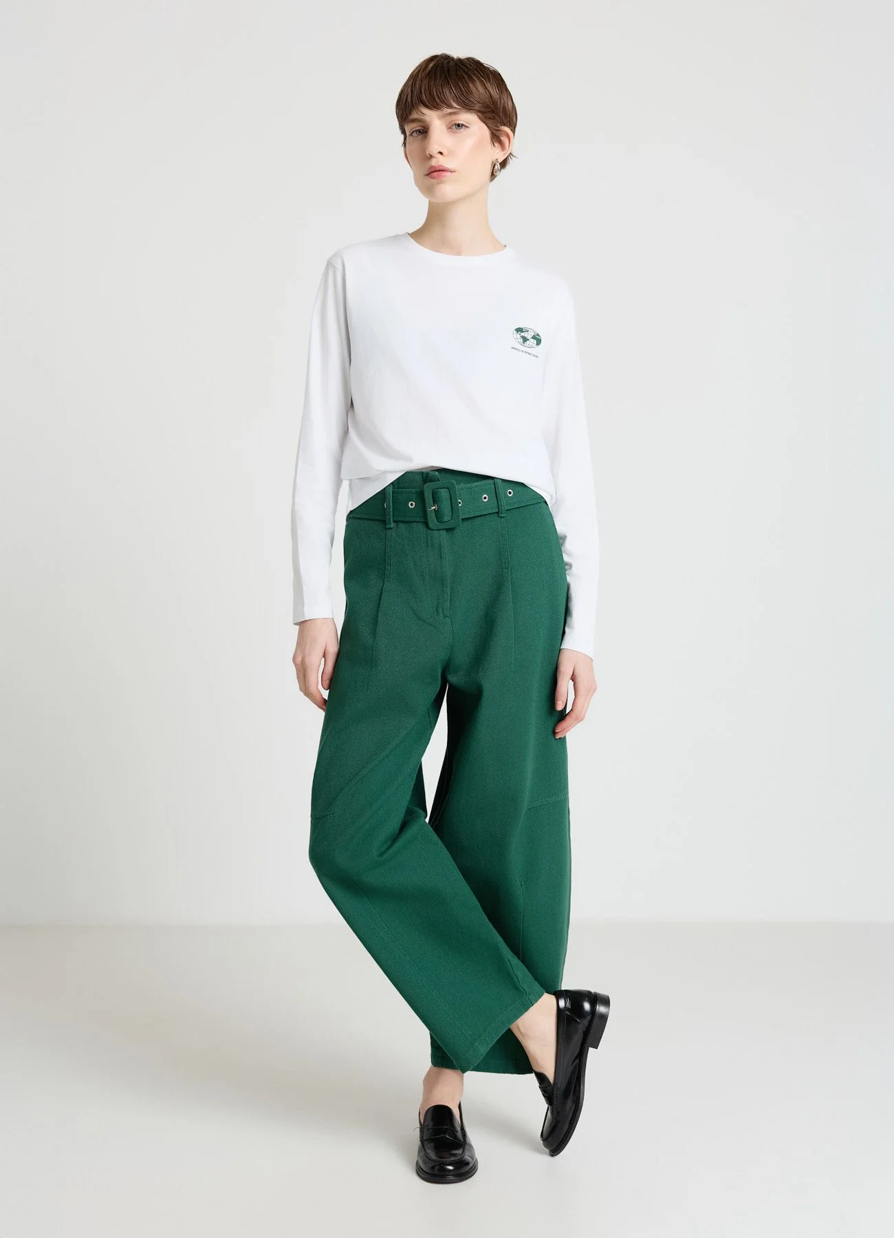 T-shirt oversize con stampe fronte/retro - Image 3