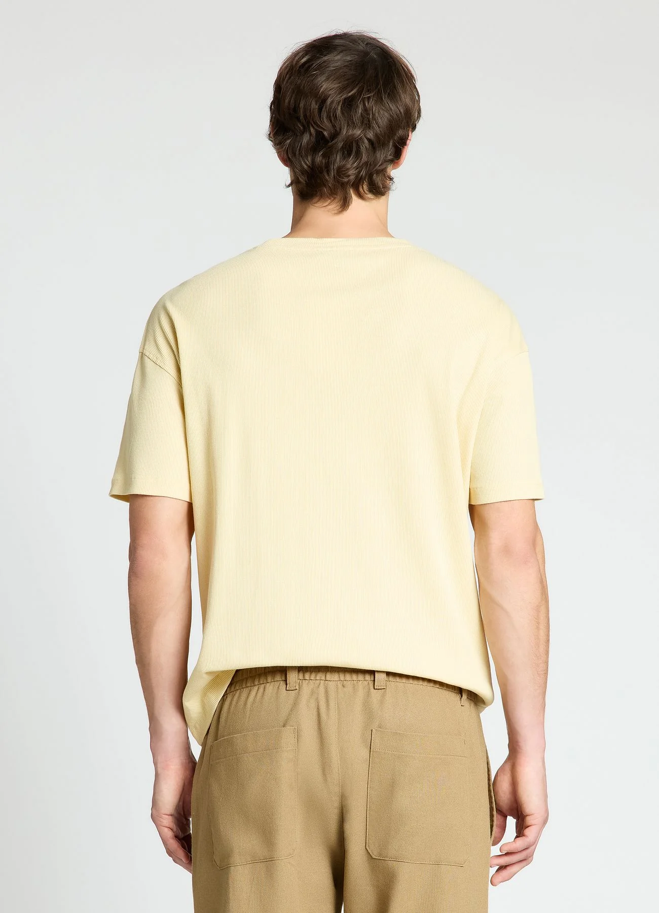 T-shirt oversize tinta unita - Image 3