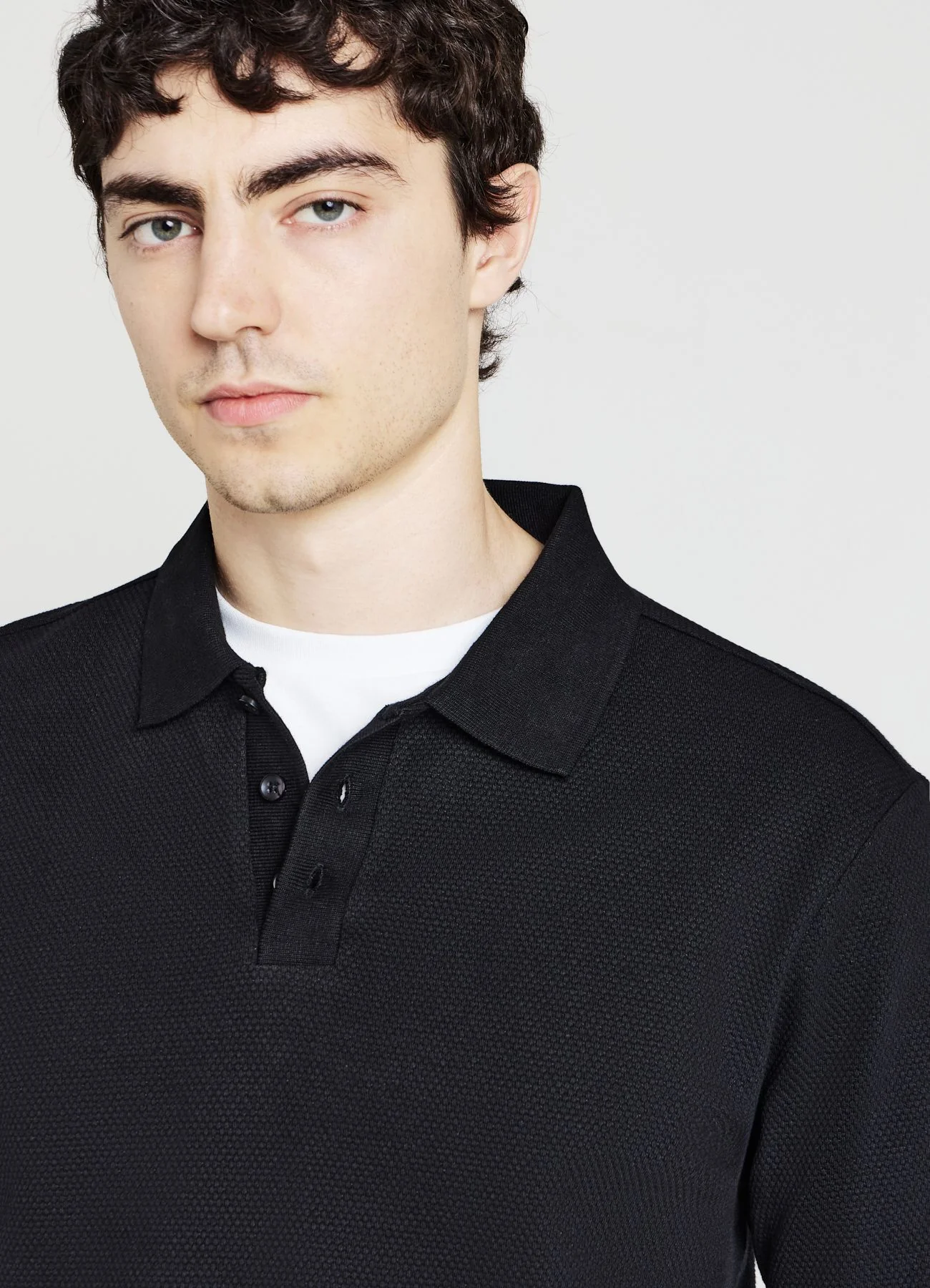 T-shirt polo 3 bottoni - Image 3