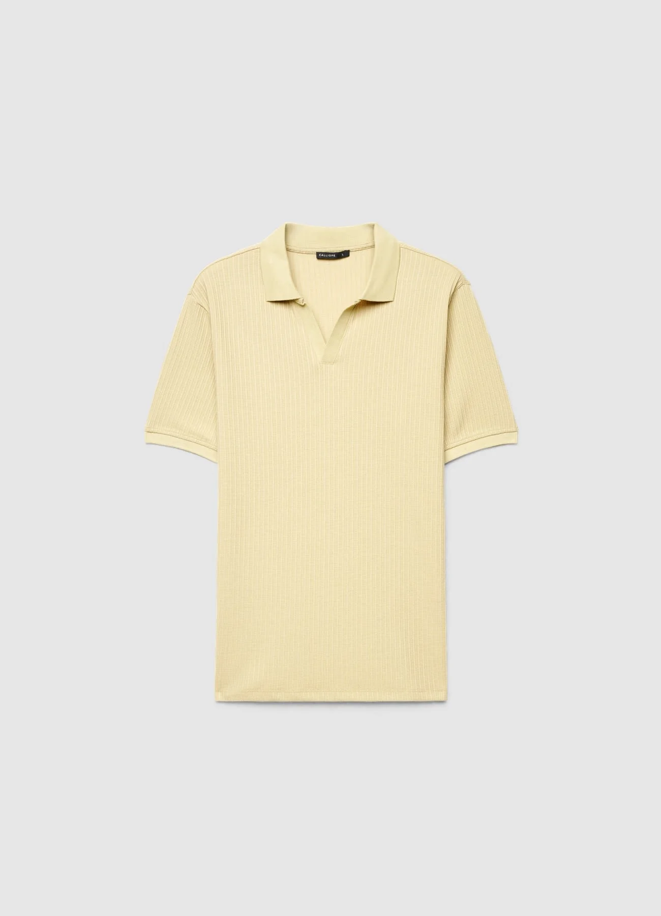 T-shirt polo a coste - Image 4