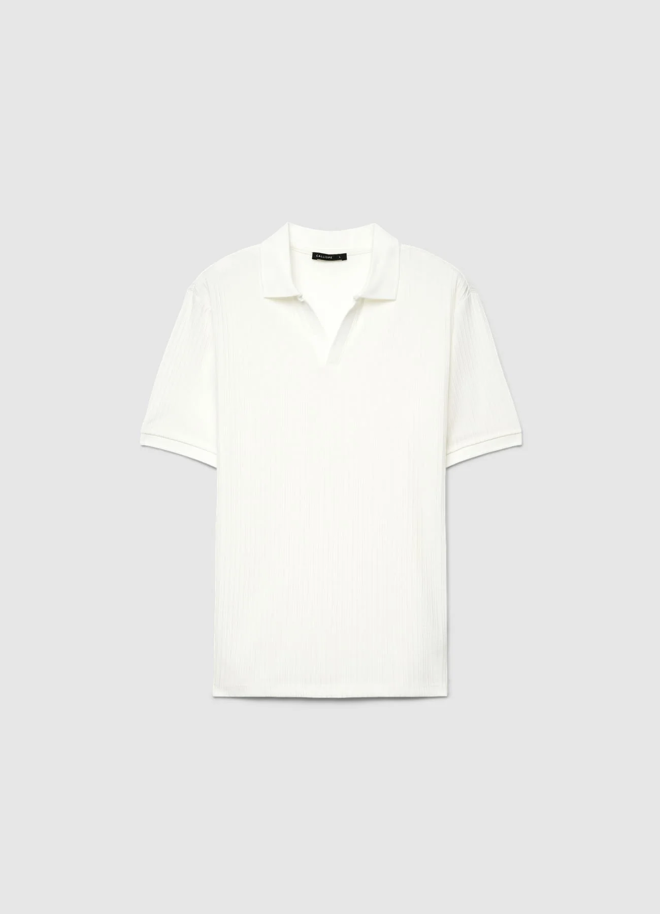 T-shirt polo a coste - Image 6