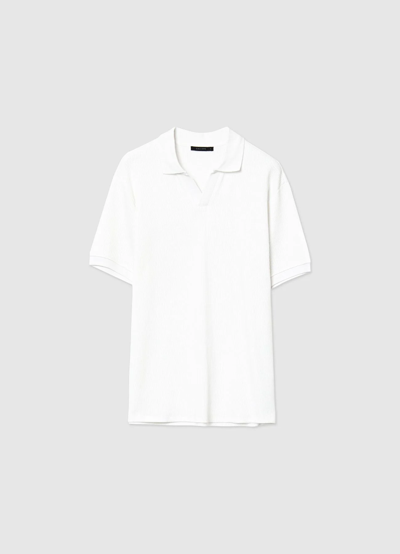 T-shirt polo a coste