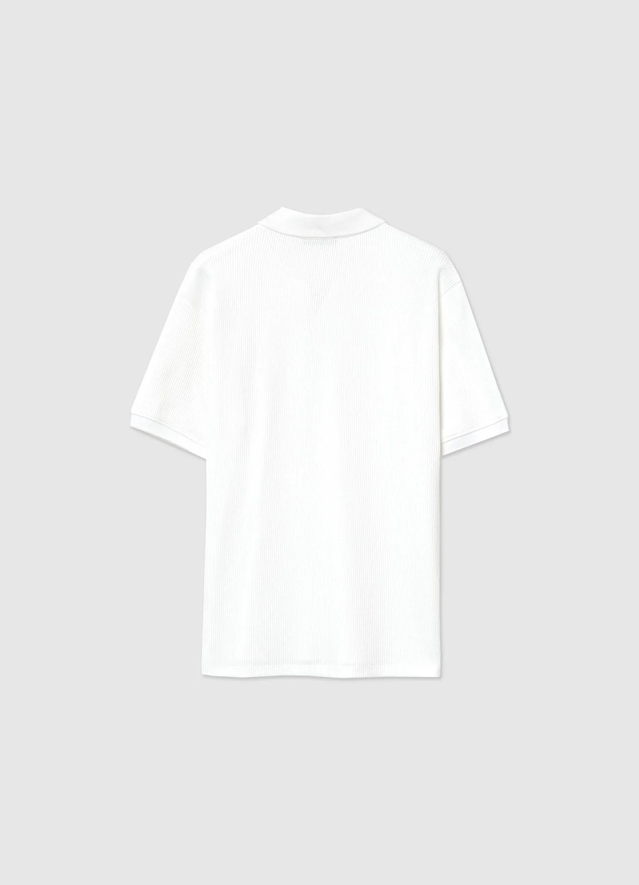T-shirt polo a coste - Image 2