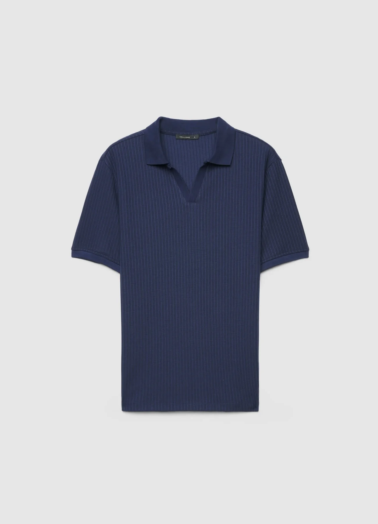 T-shirt polo a coste - Image 4