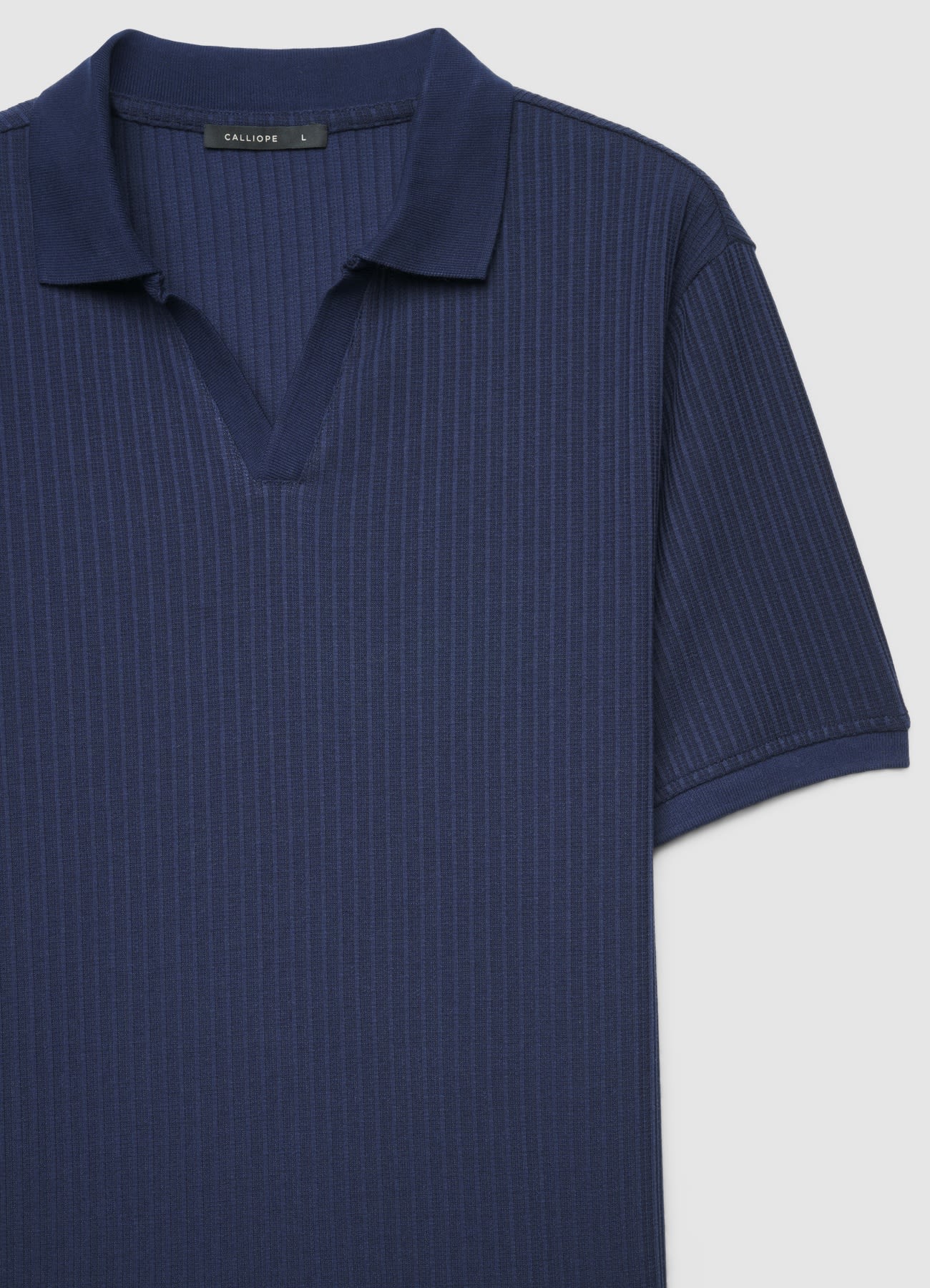 T-shirt polo a coste - Image 6