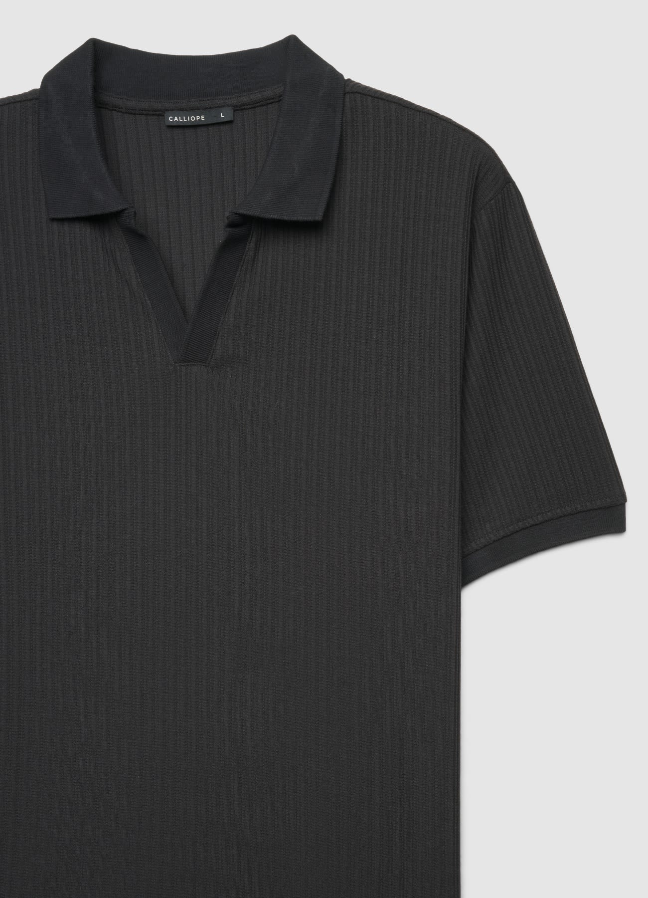 T-shirt polo a coste - Image 6