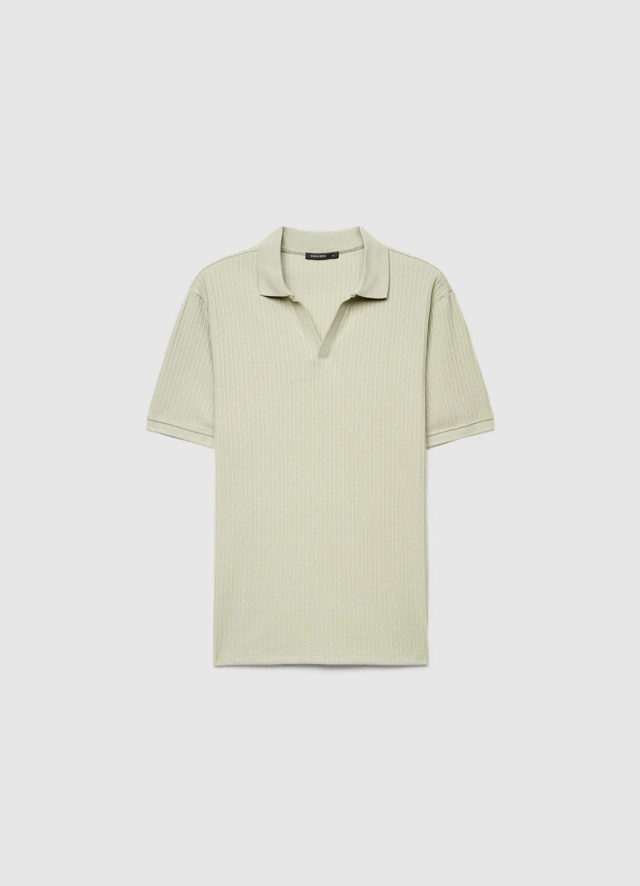 T-shirt polo a coste - Image 4