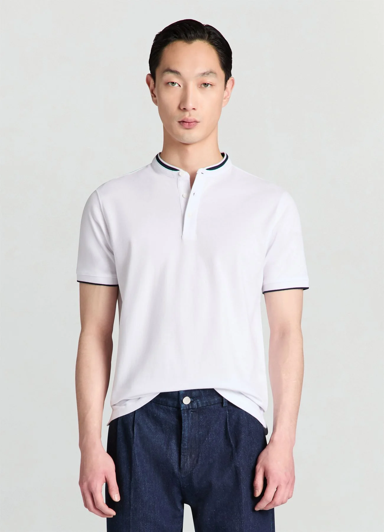T-shirt polo alla coreana - Image 2