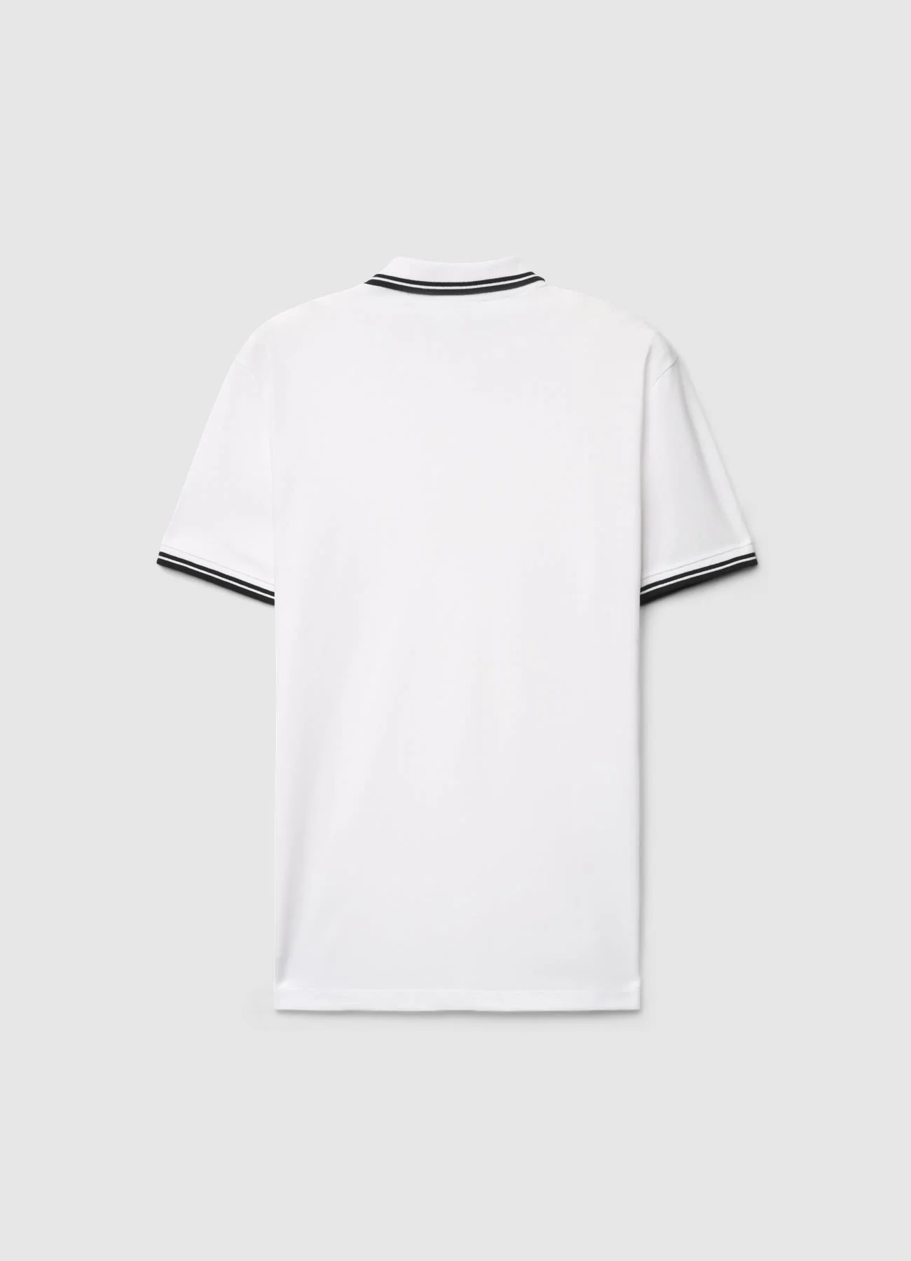 T-shirt polo con profili a righe - Image 4